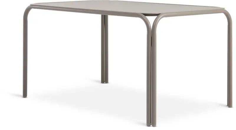 JYSK Градинска маса RAUMA Ш90xД140 тъмен пясък