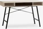 JYSK JYSK Бюро ABBETVED 48x120 цвят светъл дъб/черно - до 15-05-26