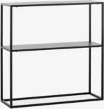 JYSK JYSK Конзолна маса VIRUM 26x80 с рафт черна - до 15-05-26