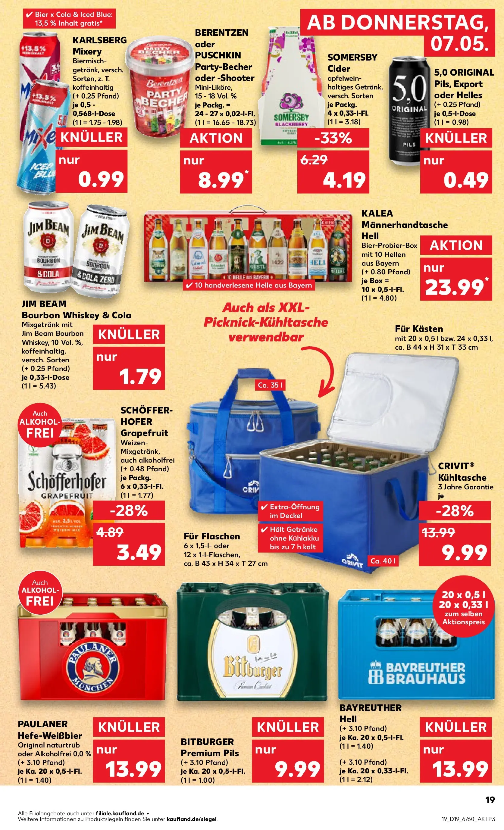 Prospekt Kaufland ab 04.05.2026 » Angebote Online zum Blättern | Seite: 24 | Produkte: Bitburger, Pils, Bourbon, Berentzen