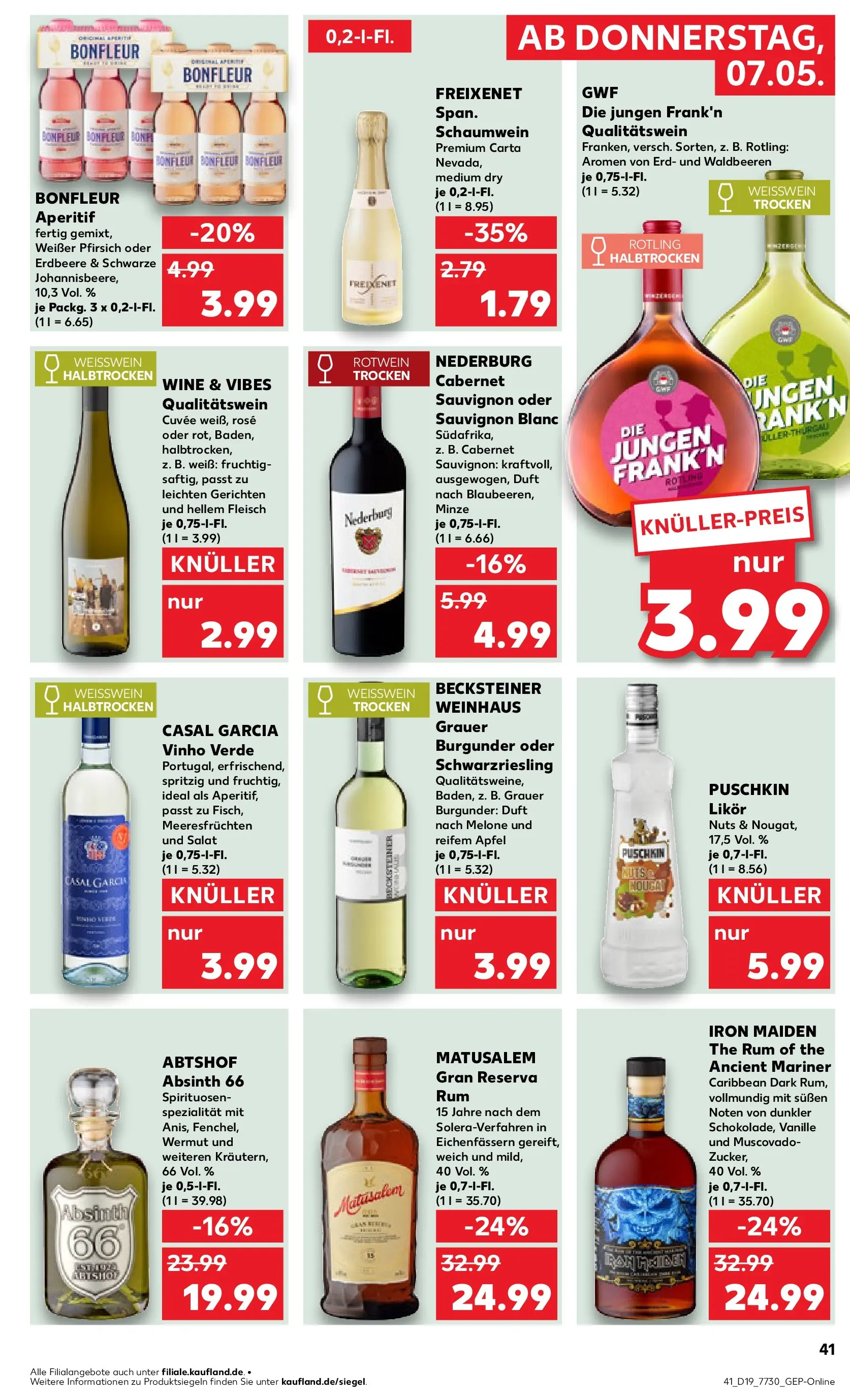Prospekt Kaufland ab 04.05.2026 » Angebote Online zum Blättern | Seite: 46 | Produkte: Freixenet, Duft, Äpfel, Salat