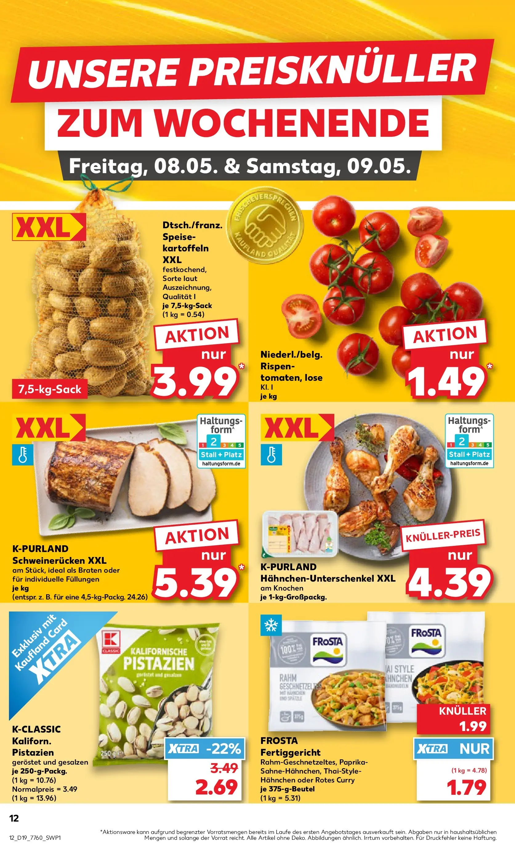 Prospekt Kaufland ab 04.05.2026 » Angebote Online zum Blättern | Seite: 17 | Produkte: Pistazien, Frosta, Paprika, Schweinerucken