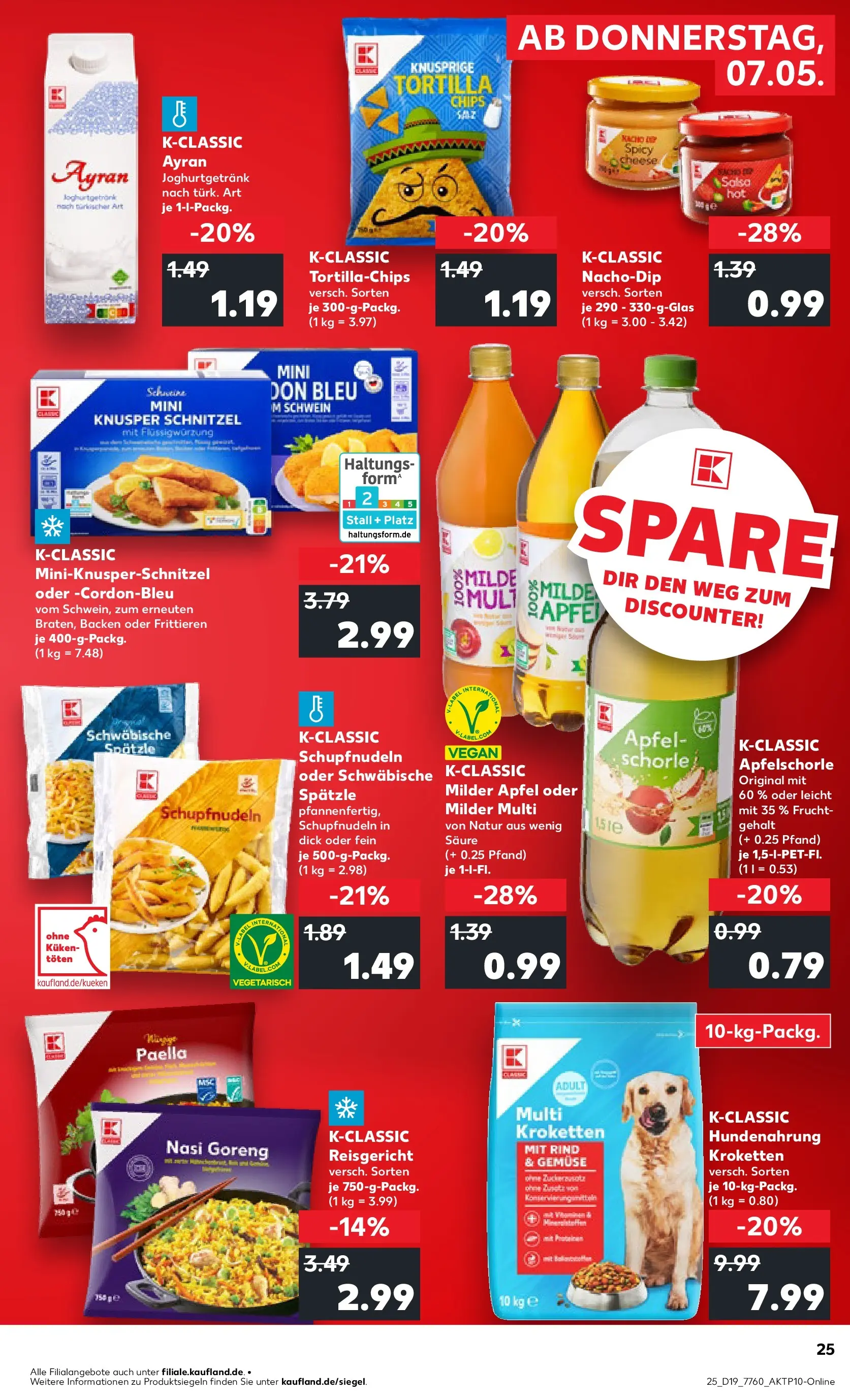 Prospekt Kaufland ab 04.05.2026 » Angebote Online zum Blättern | Seite: 30 | Produkte: Schnitzel, Gemüse, Pasta, Chips