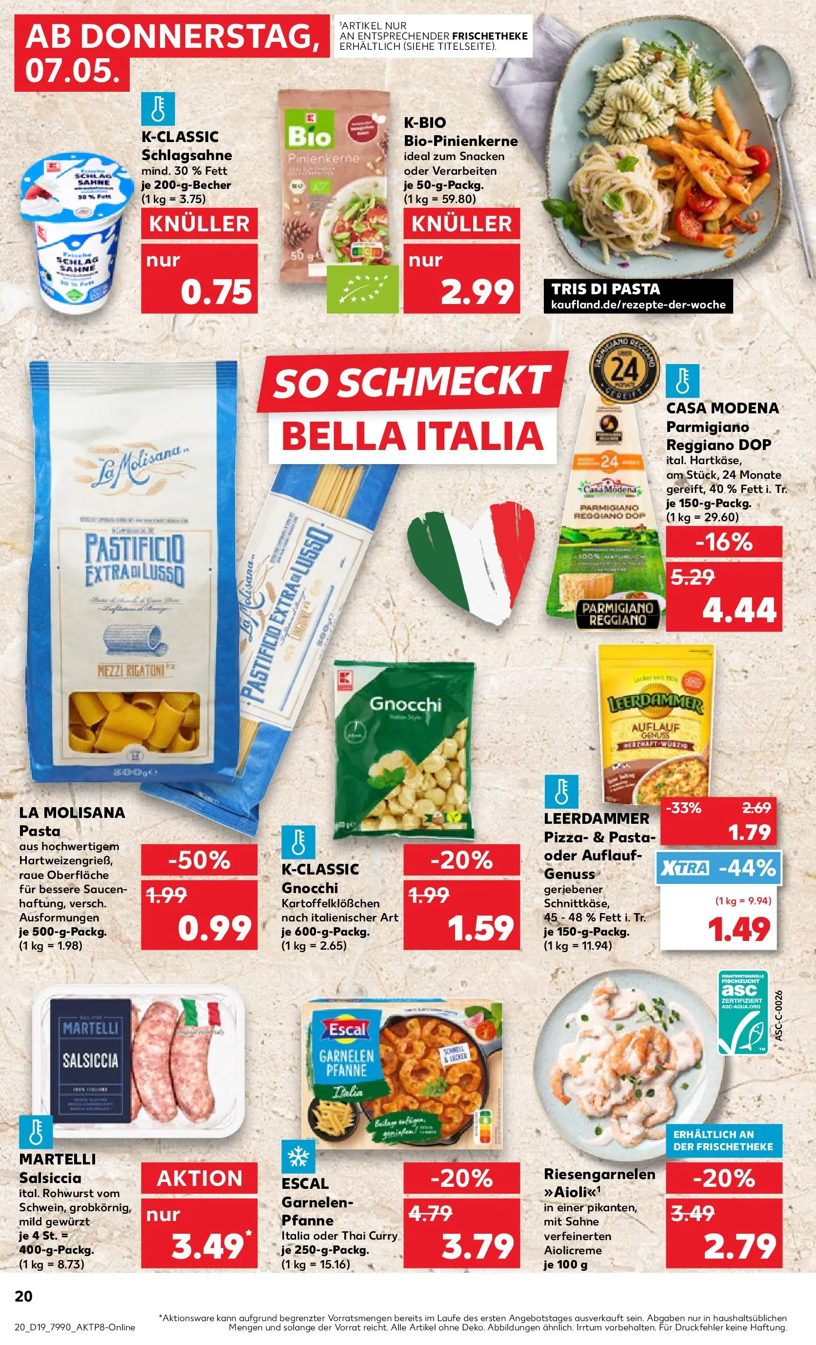Prospekt Kaufland ab 04.05.2026 » Angebote Online zum Blättern | Seite: 25 | Produkte: Schlagsahne, Theke, Leerdammer, Sahne