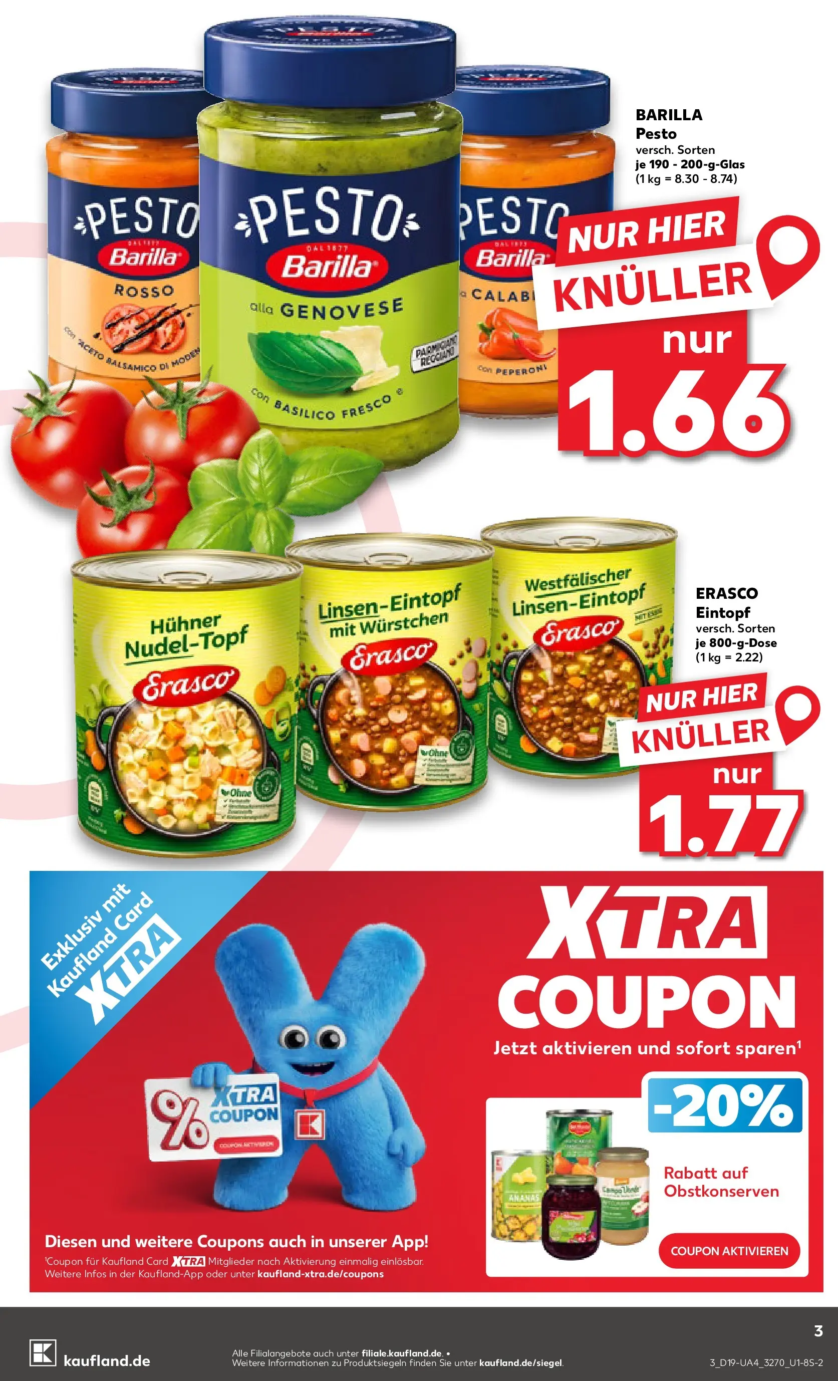 Prospekt Kaufland ab 07.05.2026 » Angebote Online zum Blättern | Seite: 3 | Produkte: Barilla, Balsamico, Ananas, Erasco