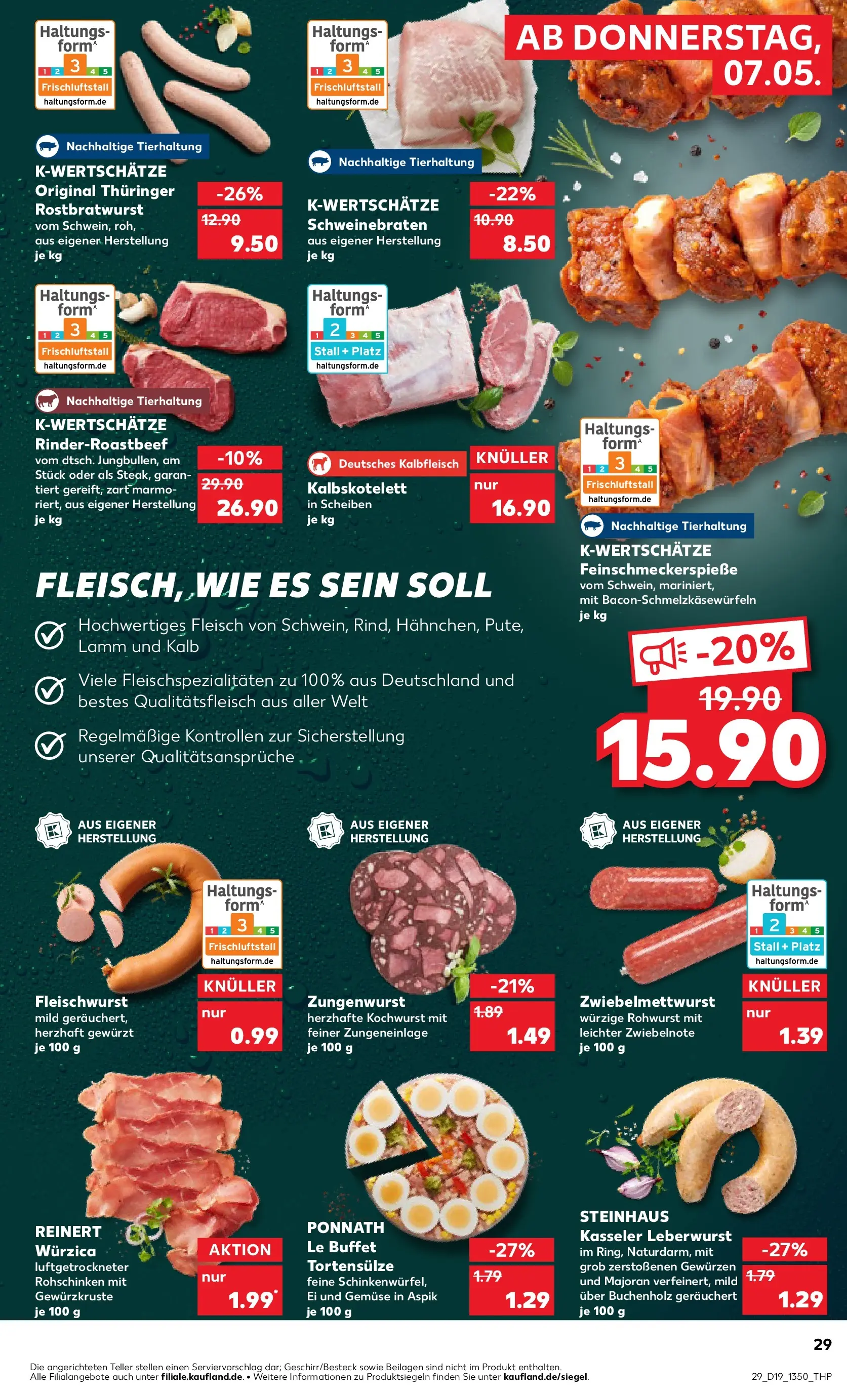 Prospekt Kaufland ab 04.05.2026 » Angebote Online zum Blättern | Seite: 34 | Produkte: Gemüse, Fleisch
