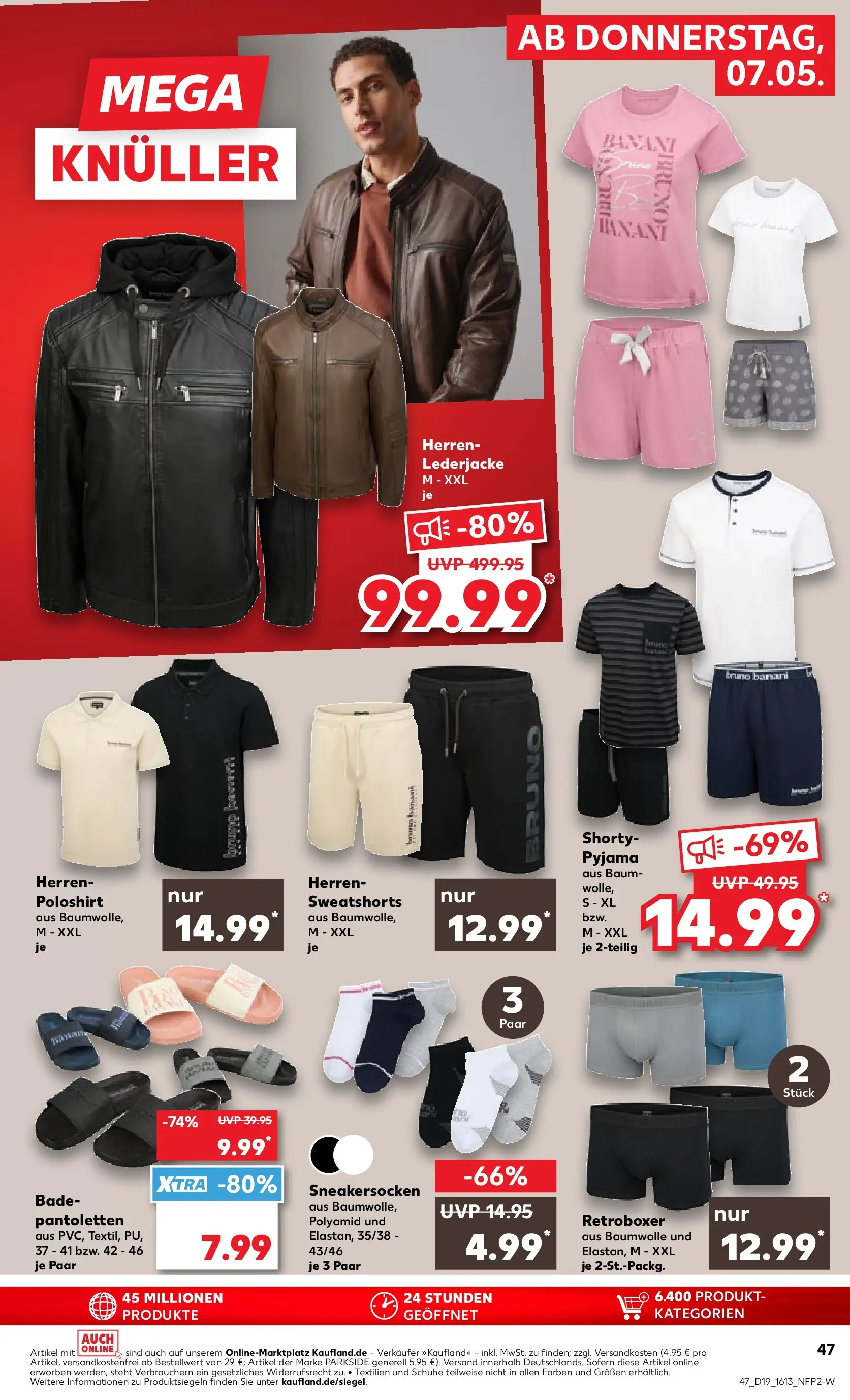 Prospekt Kaufland ab 04.05.2026 » Angebote Online zum Blättern | Seite: 52 | Produkte: Sweatshorts, Poloshirt, Pyjama