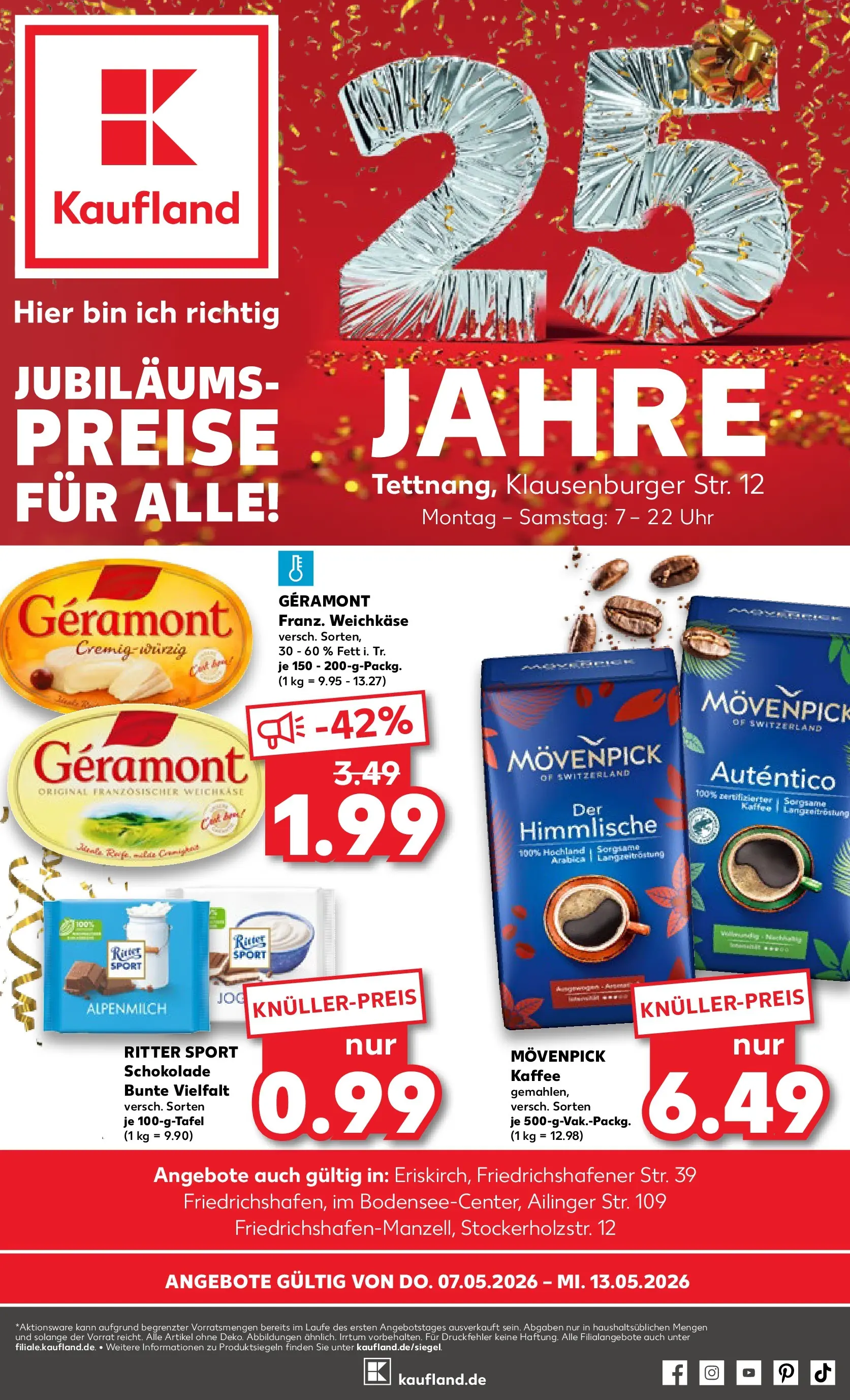 Prospekt Kaufland ab 04.05.2026 » Angebote Online zum Blättern | Seite: 6 | Produkte: Geramont, Kaffee, Movenpick kaffee, Uhr