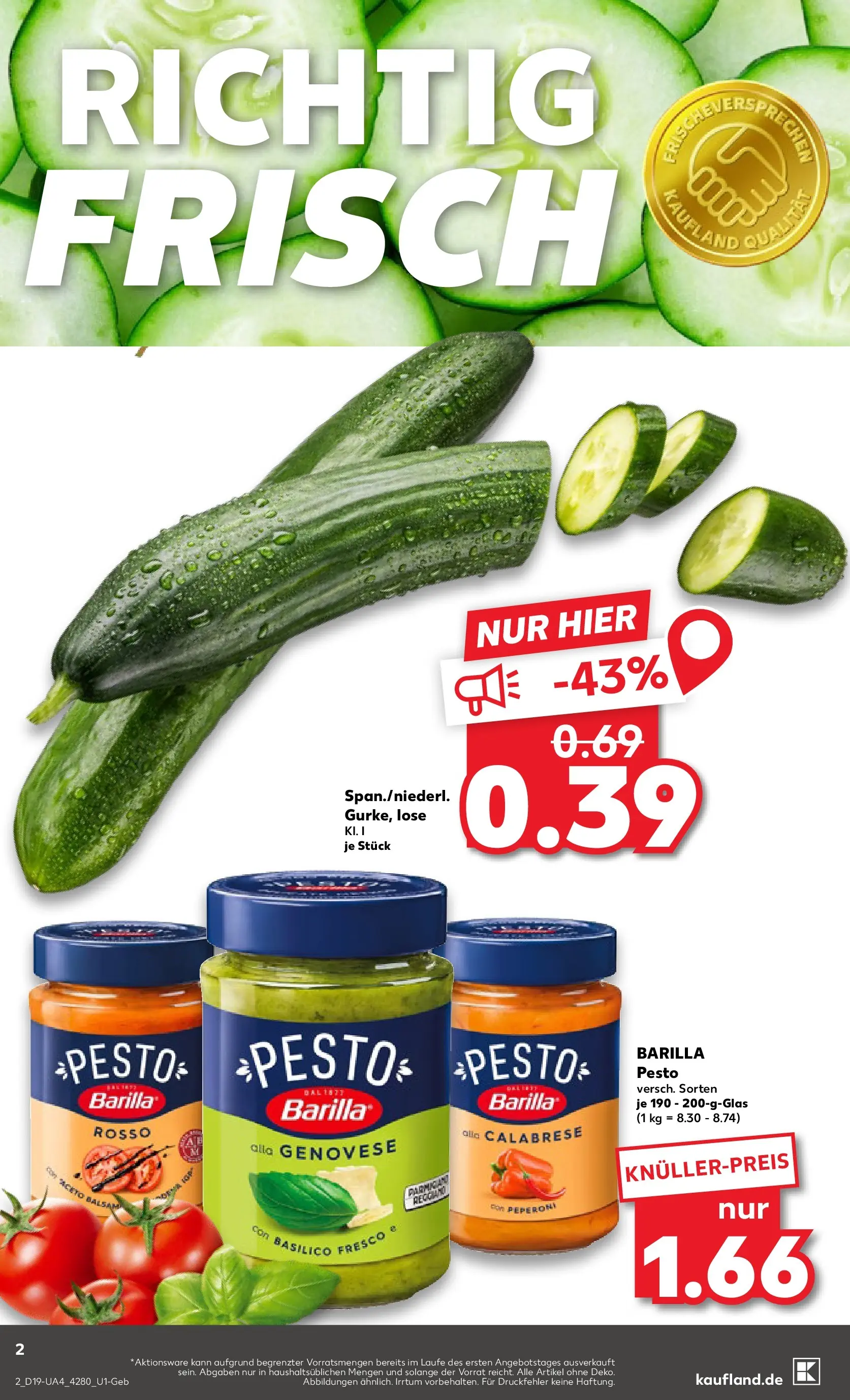 Prospekt Kaufland ab 04.05.2026 » Angebote Online zum Blättern | Seite: 7 | Produkte: Barilla, Barilla pesto