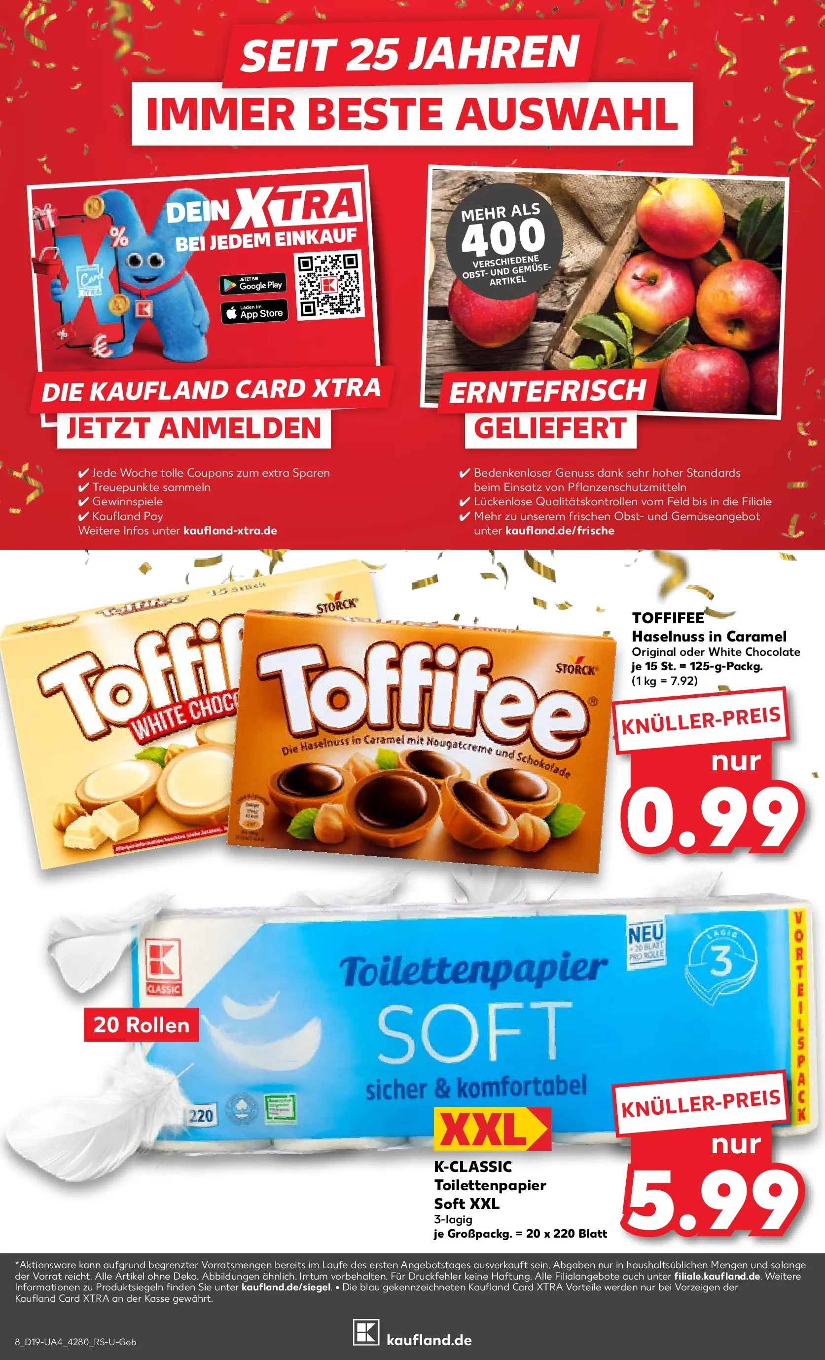 Prospekt Kaufland ab 04.05.2026 » Angebote Online zum Blättern | Seite: 13 | Produkte: Gemüse, Obst, Toffifee, Toilettenpapier