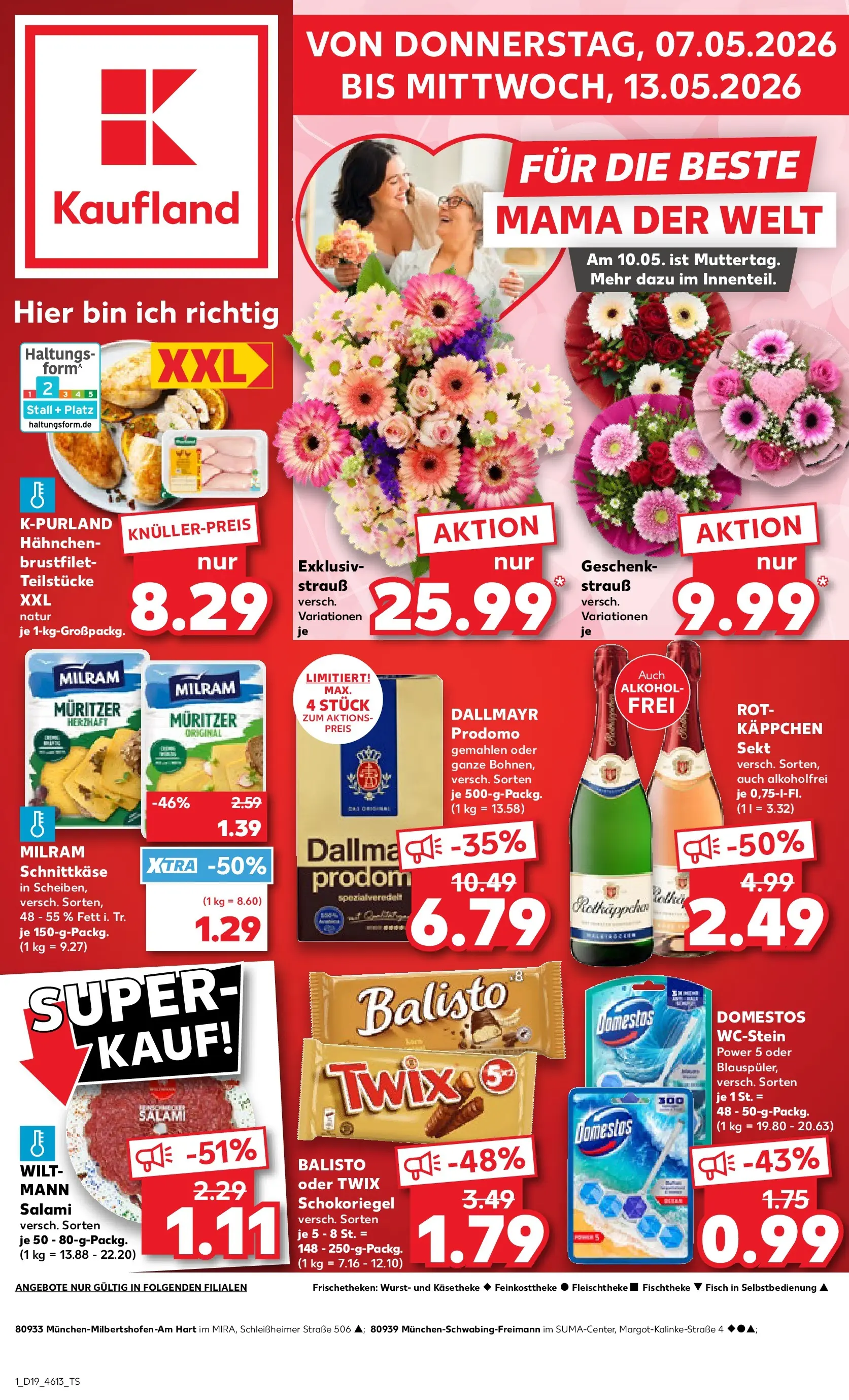 Prospekt Kaufland ab 04.05.2026 » Angebote Online zum Blättern | Seite: 6 | Produkte: Hahnchen, Sekt, Fisch, Dallmayr prodomo