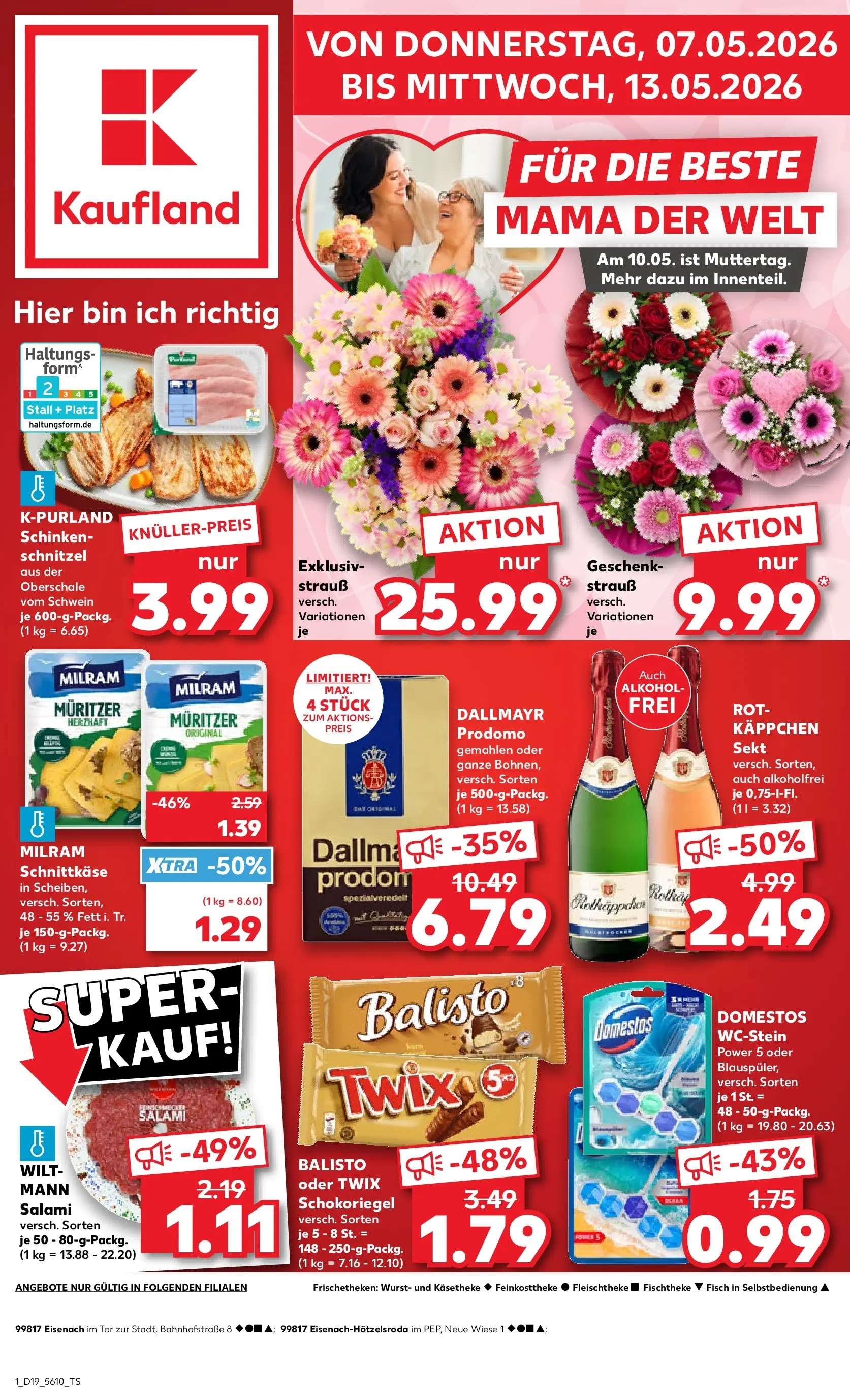Prospekt Kaufland ab 04.05.2026 » Angebote Online zum Blättern | Seite: 6 | Produkte: Dallmayr, Salami, Schinken, Dallmayr prodomo