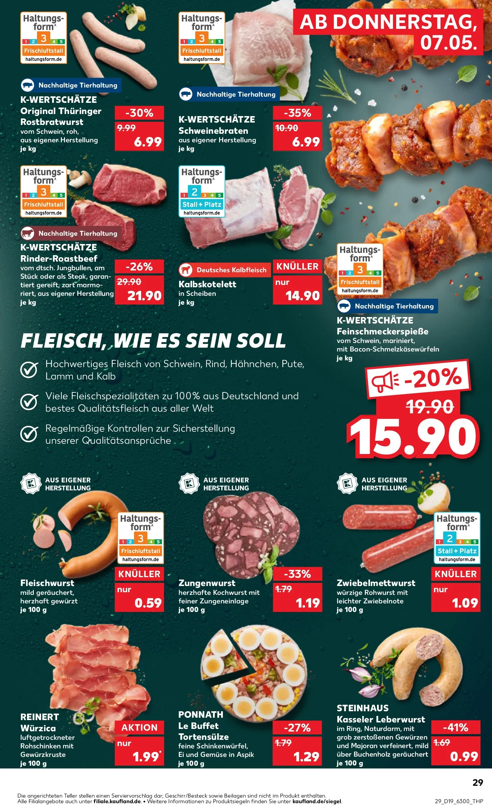 Prospekt Kaufland ab 04.05.2026 » Angebote Online zum Blättern | Seite: 34 | Produkte: Gemüse, Fleisch