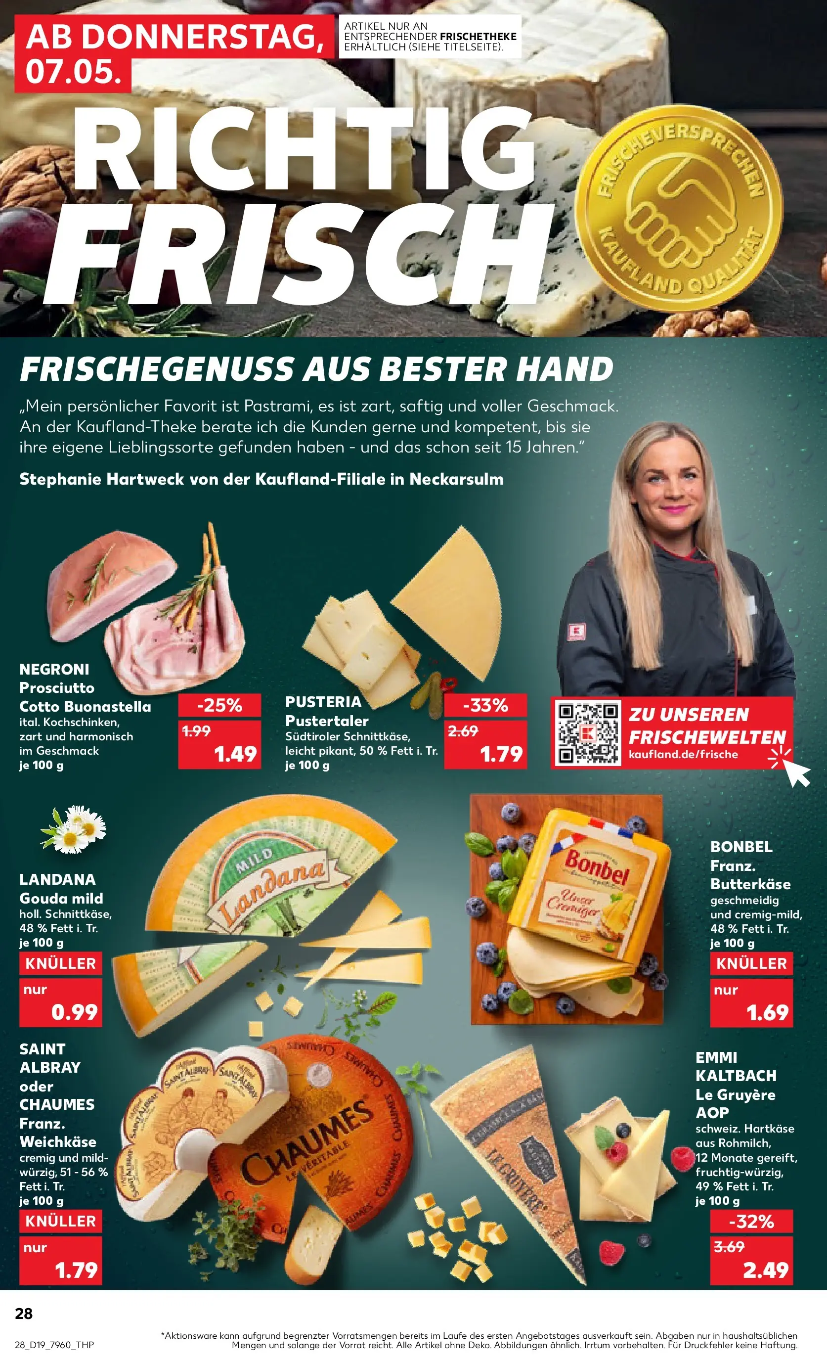 Prospekt Kaufland ab 07.05.2026 » Angebote Online zum Blättern | Seite: 28 | Produkte: Gouda