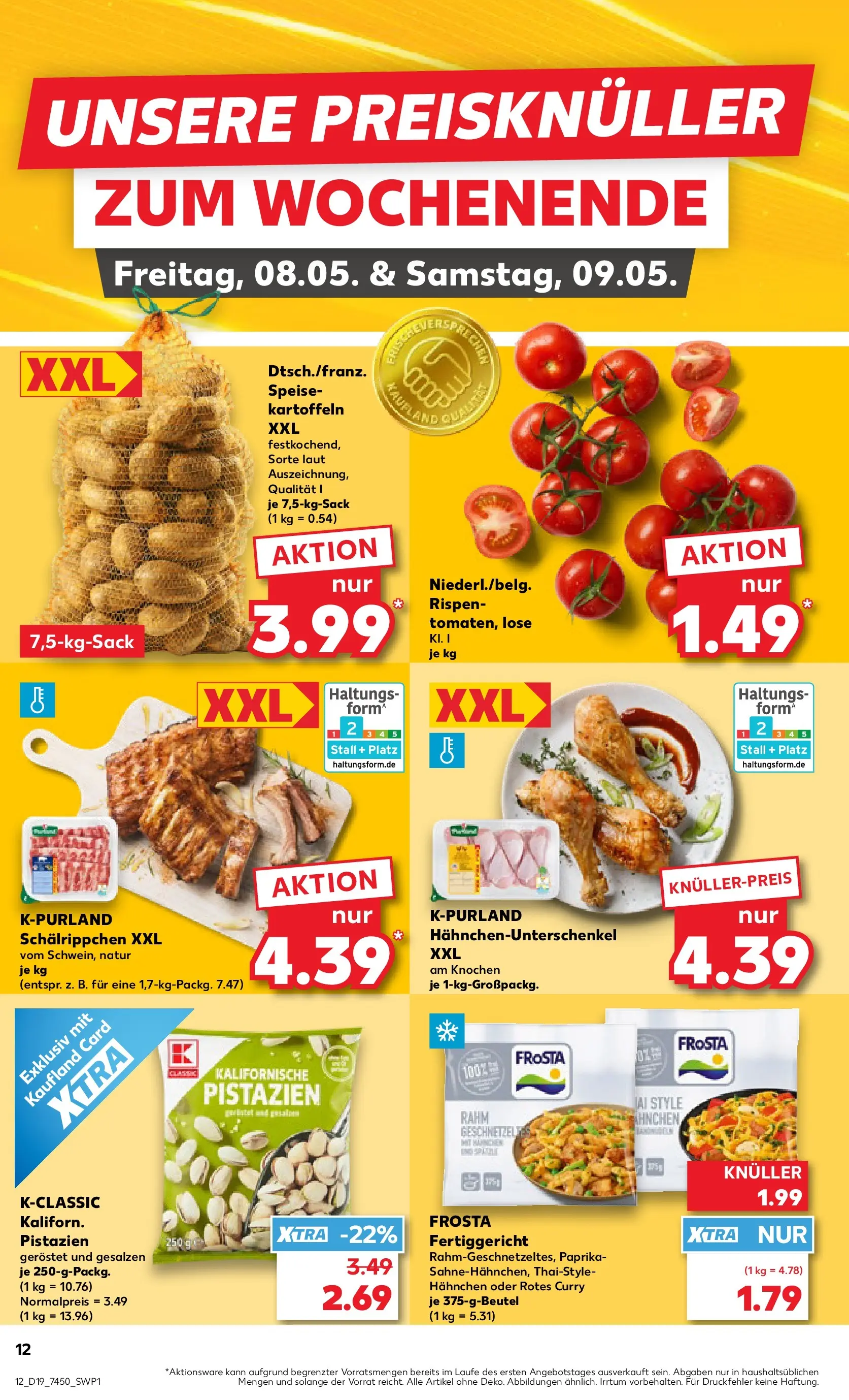 Prospekt Kaufland ab 04.05.2026 » Angebote Online zum Blättern | Seite: 17 | Produkte: Hahnchen, Frosta, Kartoffeln, Paprika