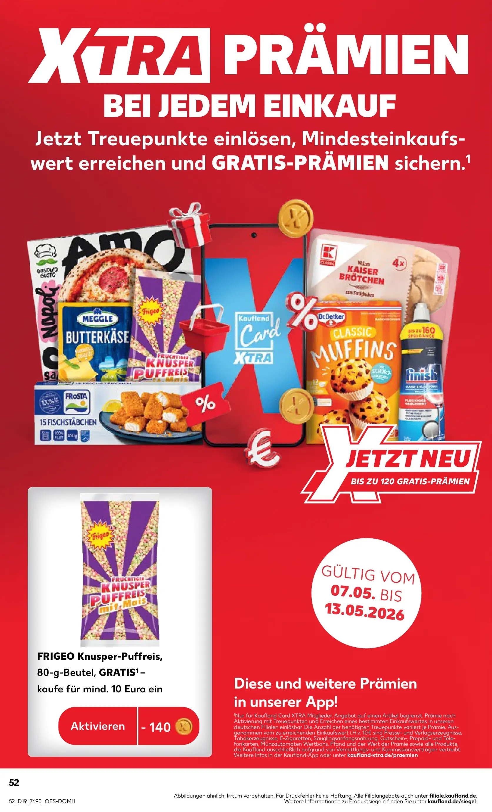 Prospekt Kaufland ab 04.05.2026 » Angebote Online zum Blättern | Seite: 57 | Produkte: Presse, Finish, Fischstabchen, Pizza
