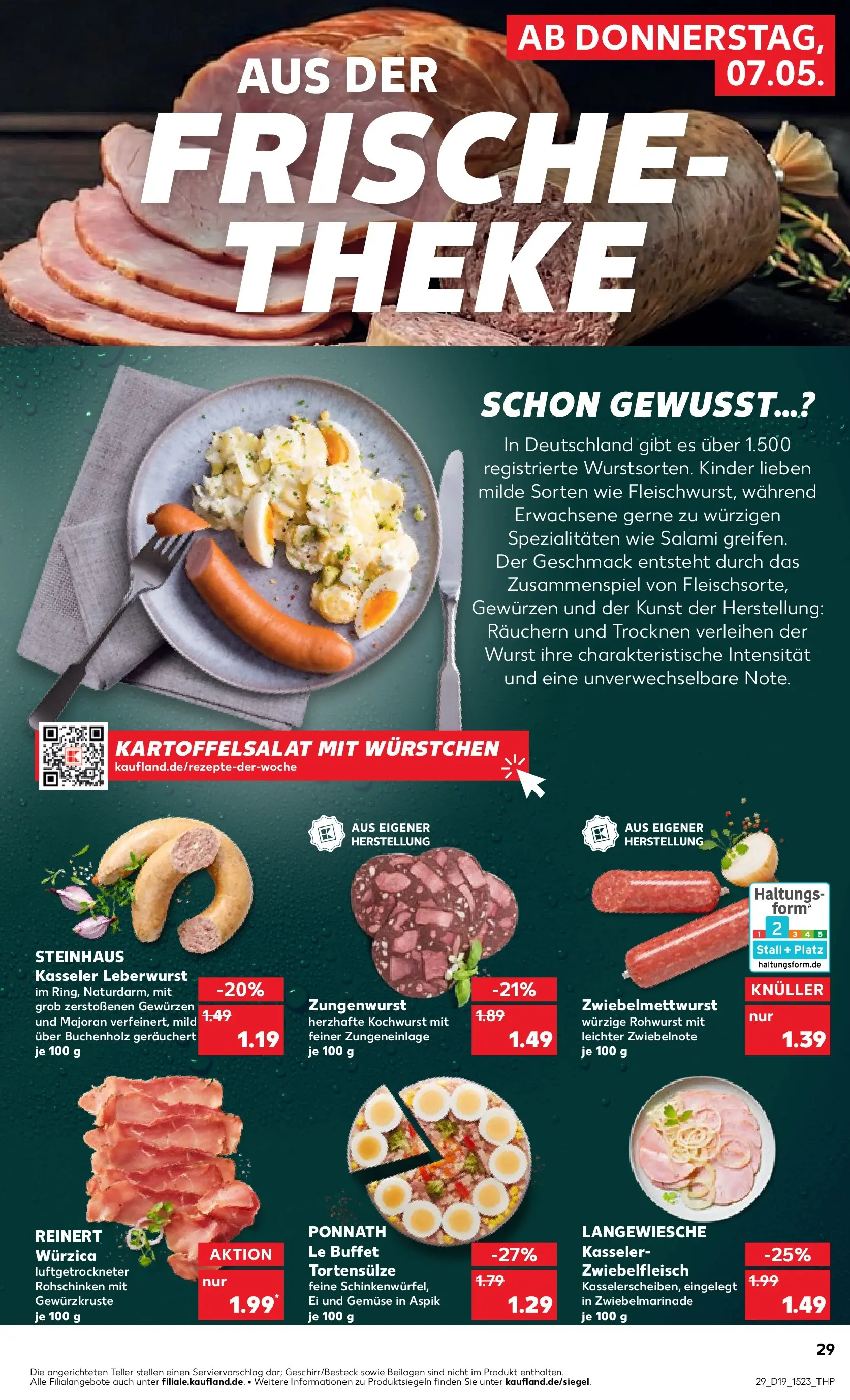 Prospekt Kaufland ab 04.05.2026 » Angebote Online zum Blättern | Seite: 34 | Produkte: Theke, Gemüse, Wurst, Salami