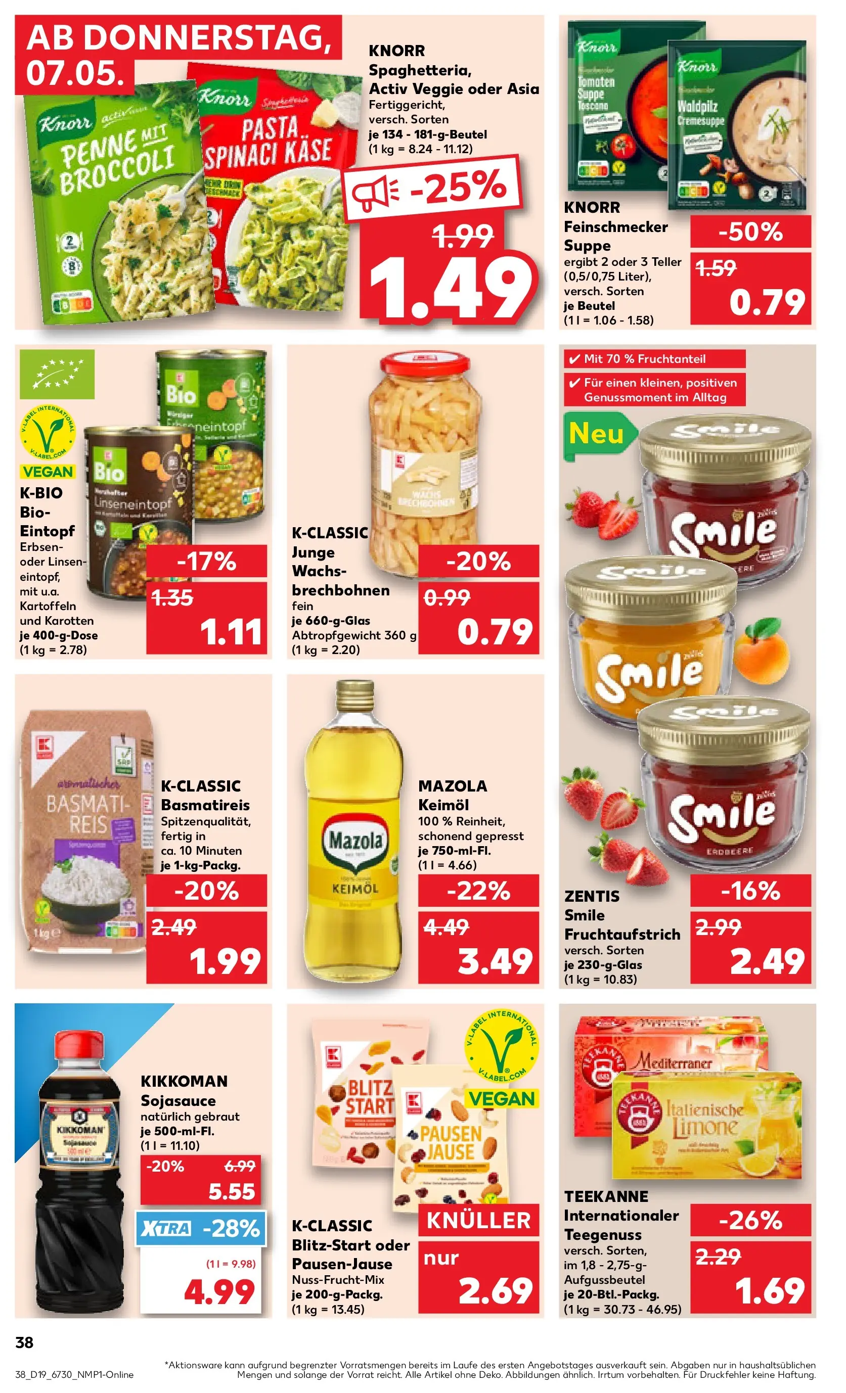 Prospekt Kaufland ab 04.05.2026 » Angebote Online zum Blättern | Seite: 43 | Produkte: Käse, Tomaten, Reis, Erbsen