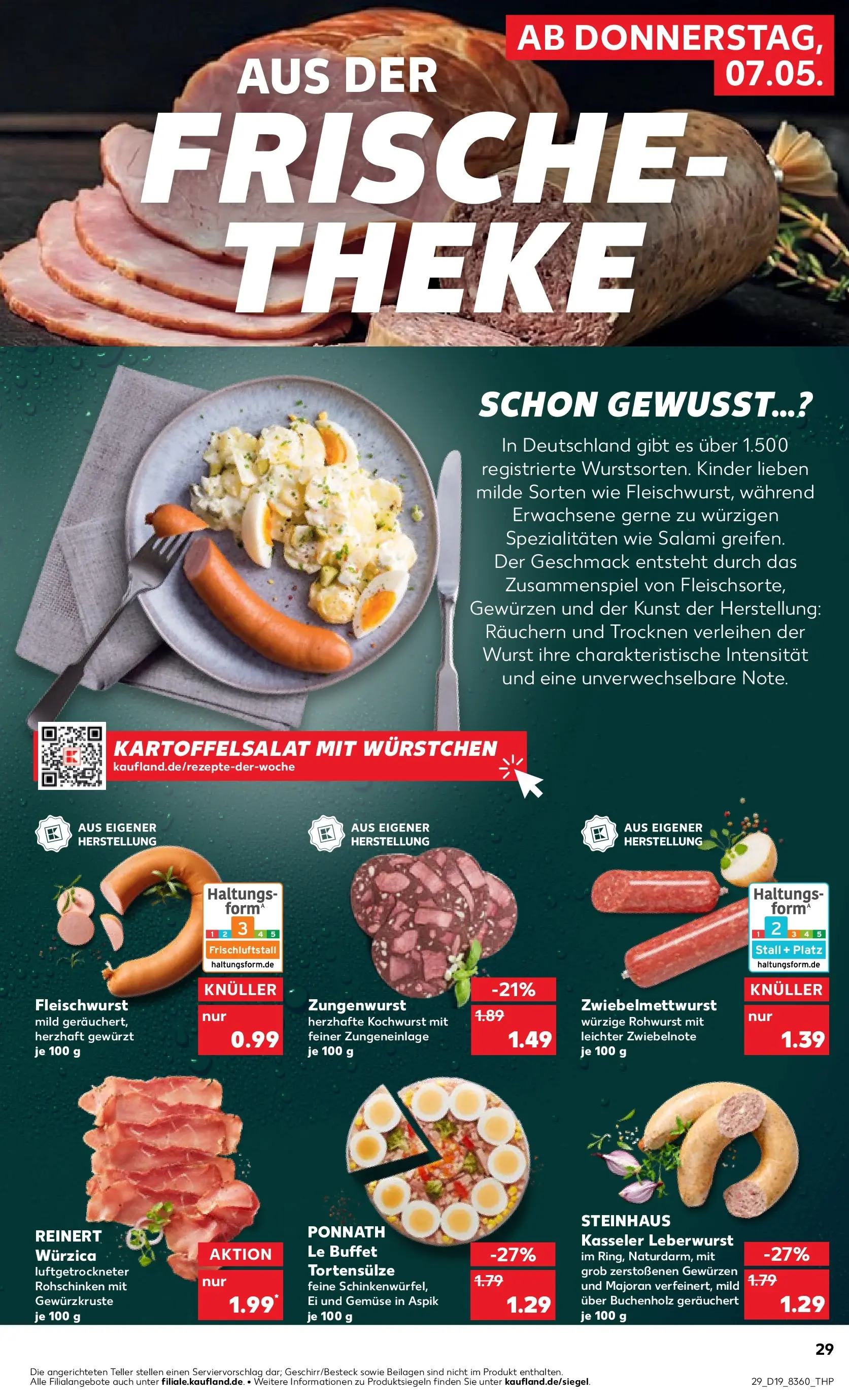 Prospekt Kaufland ab 04.05.2026 » Angebote Online zum Blättern | Seite: 34 | Produkte: Theke, Gemüse, Wurst, Salami