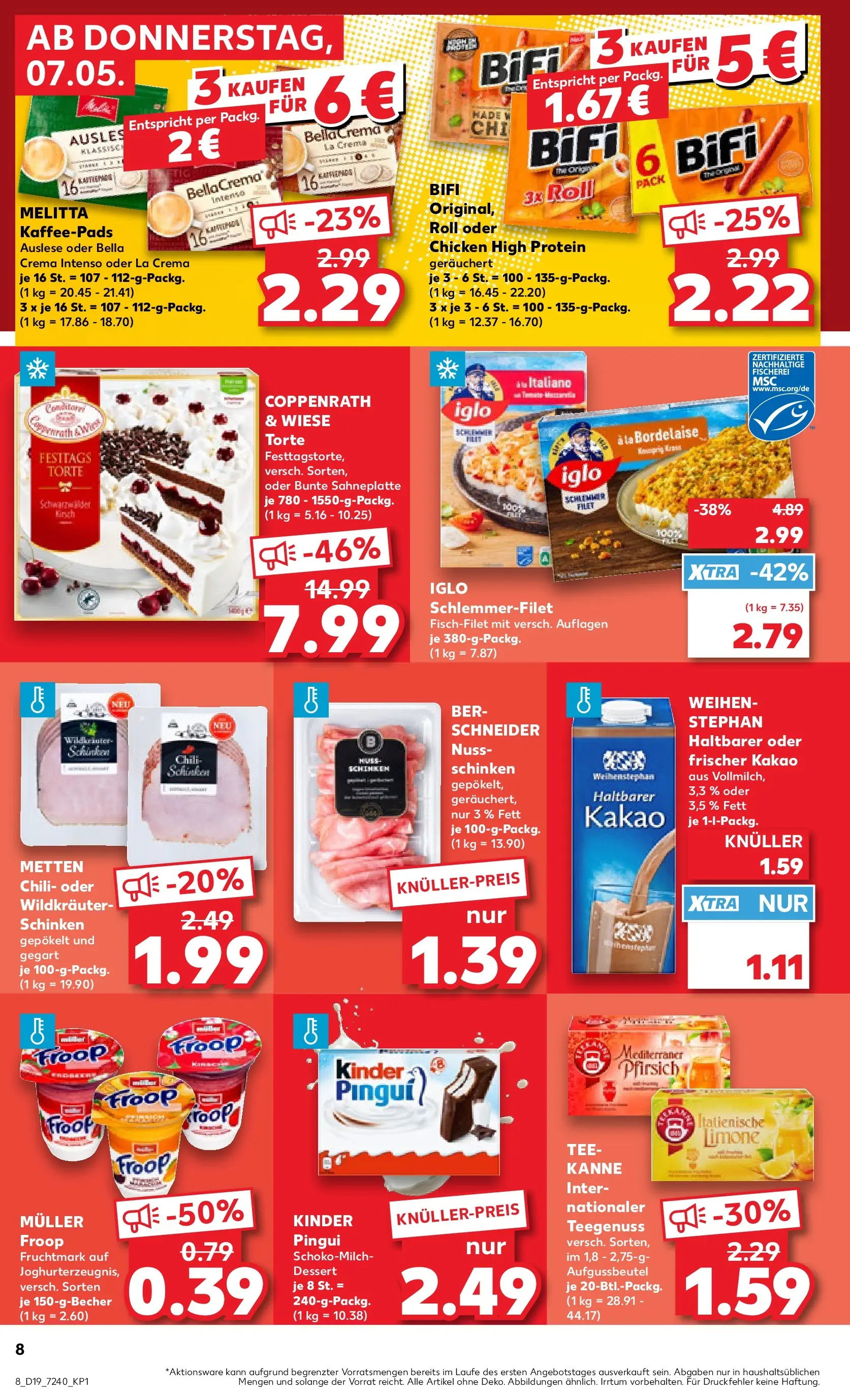Prospekt Kaufland ab 04.05.2026 » Angebote Online zum Blättern | Seite: 13 | Produkte: Kaffeepads, Creme, Chili, Tee