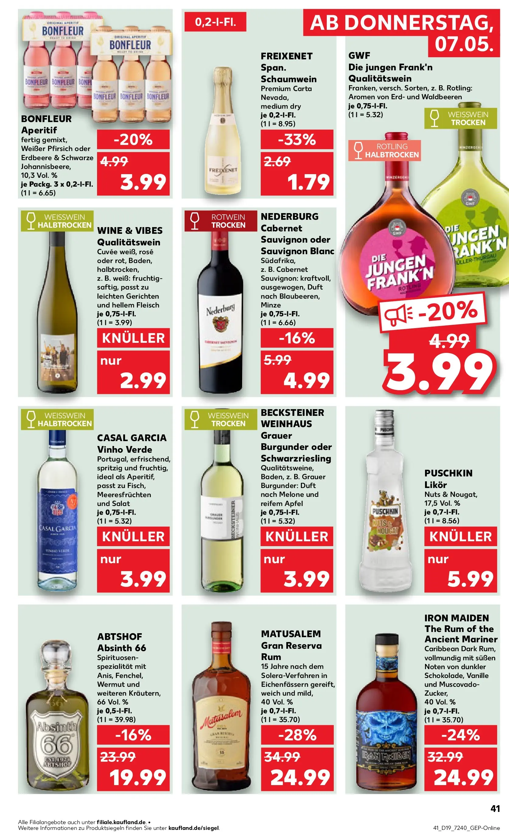 Prospekt Kaufland ab 04.05.2026 » Angebote Online zum Blättern | Seite: 46 | Produkte: Freixenet, Likör, Duft, Äpfel