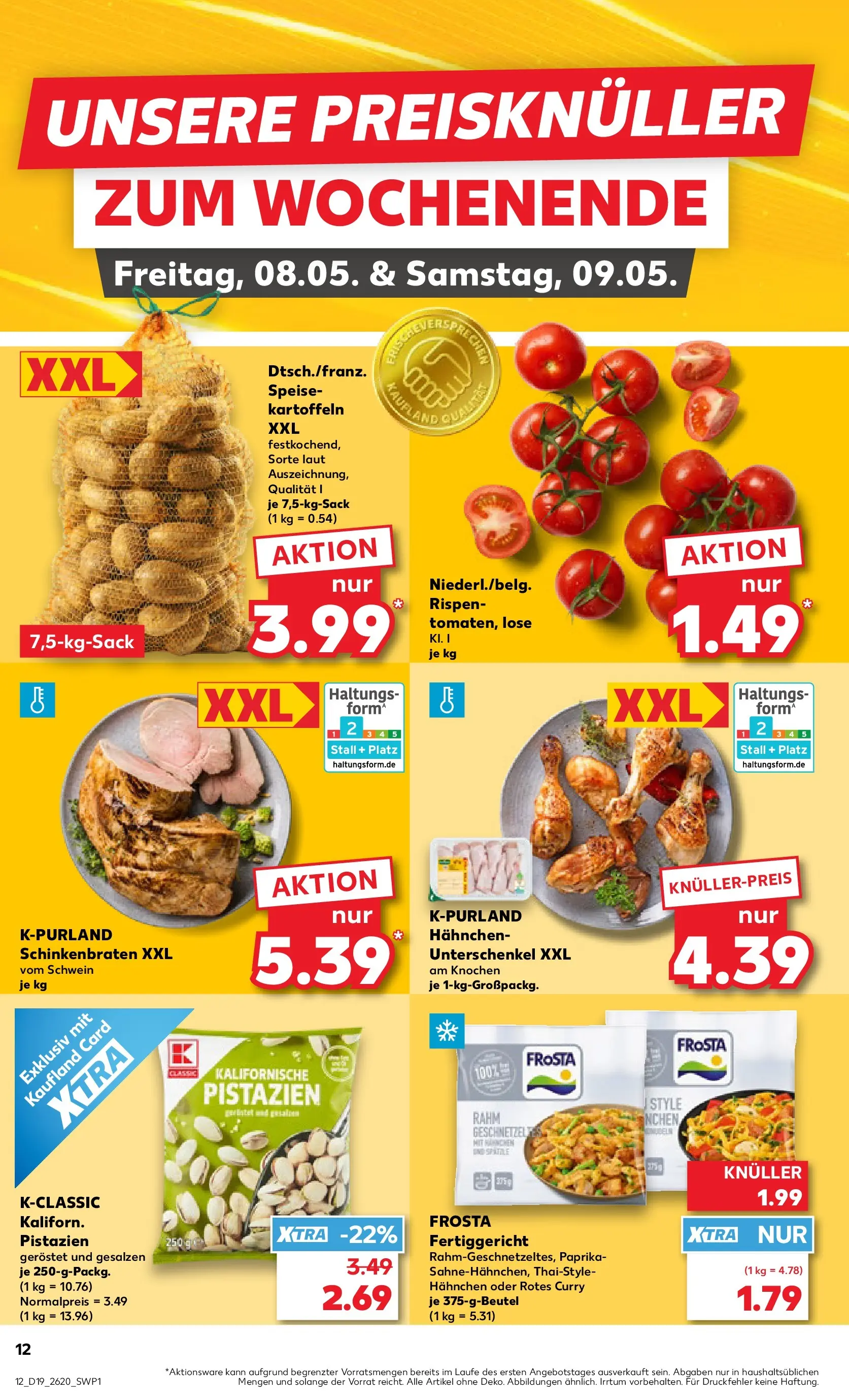 Prospekt Kaufland ab 04.05.2026 » Angebote Online zum Blättern | Seite: 25 | Produkte: Hahnchen, Pistazien, Kartoffeln, Paprika