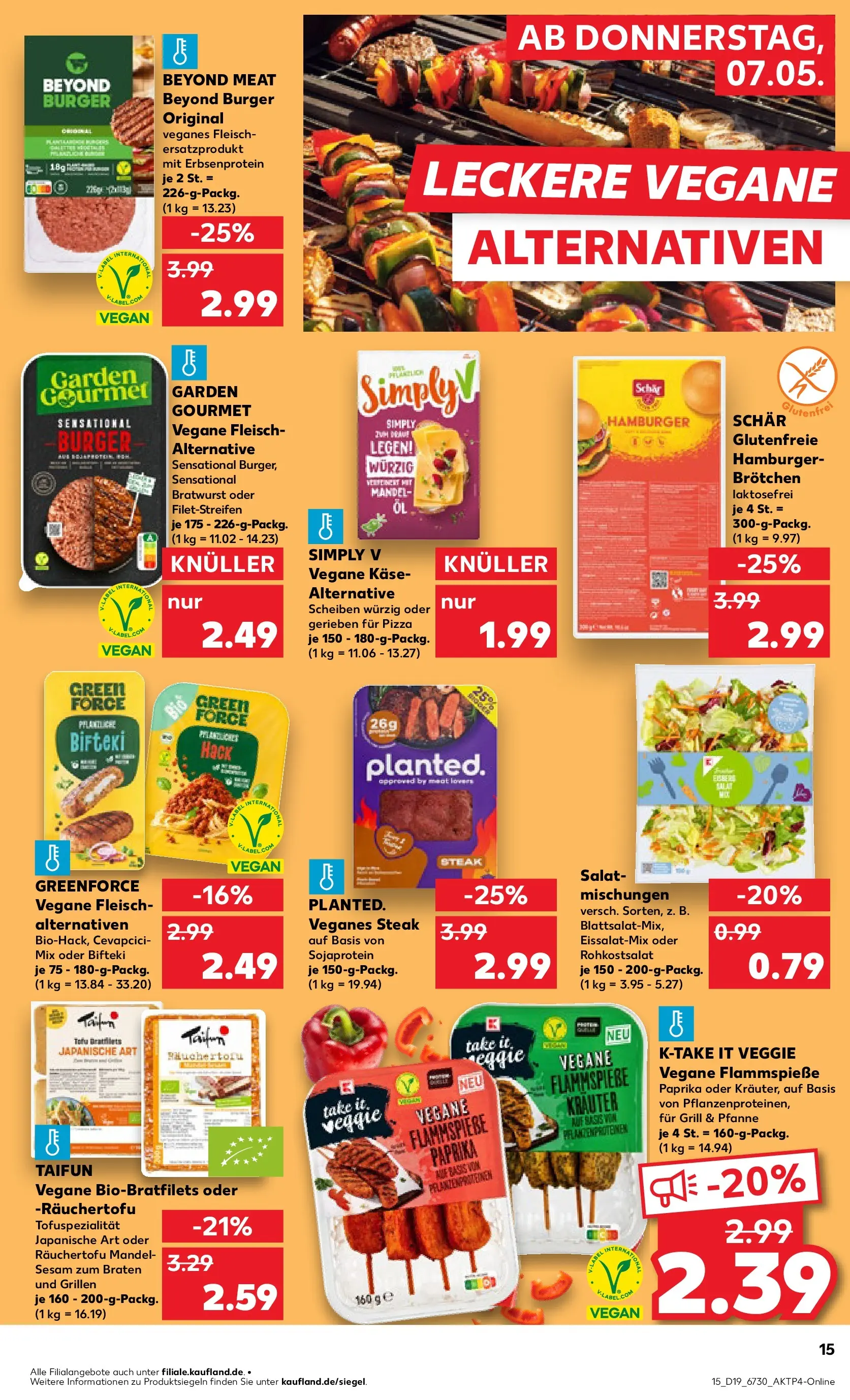 Prospekt Kaufland ab 04.05.2026 » Angebote Online zum Blättern | Seite: 20 | Produkte: Cevapcici, Burger, Steak, Fleisch