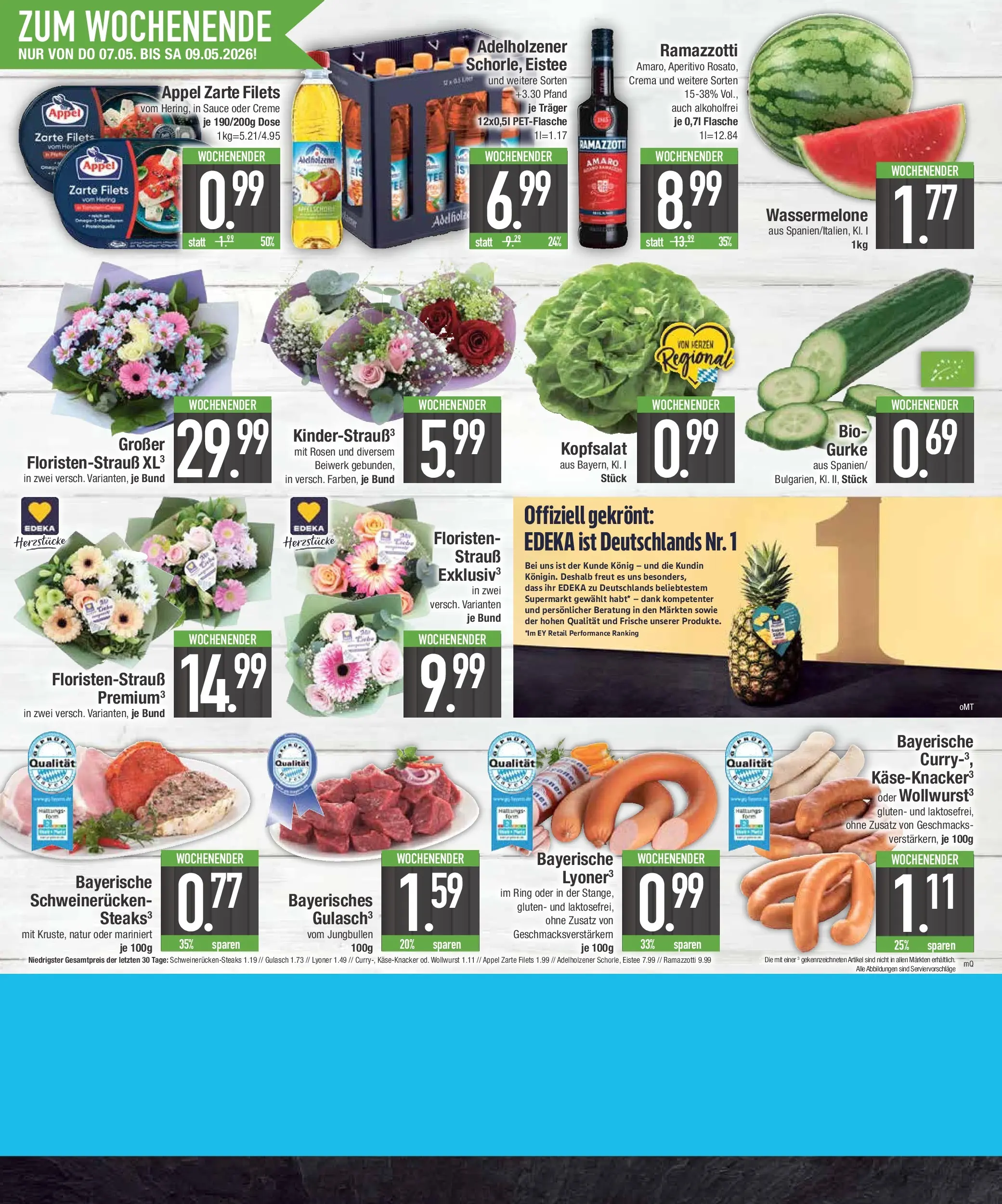 E center Prospekt Ingolstadt	 (ab 03.05.2026) zum Blättern | Seite: 24 | Produkte: Adelholzener, Gulasch, Wassermelone, Schweinerucken