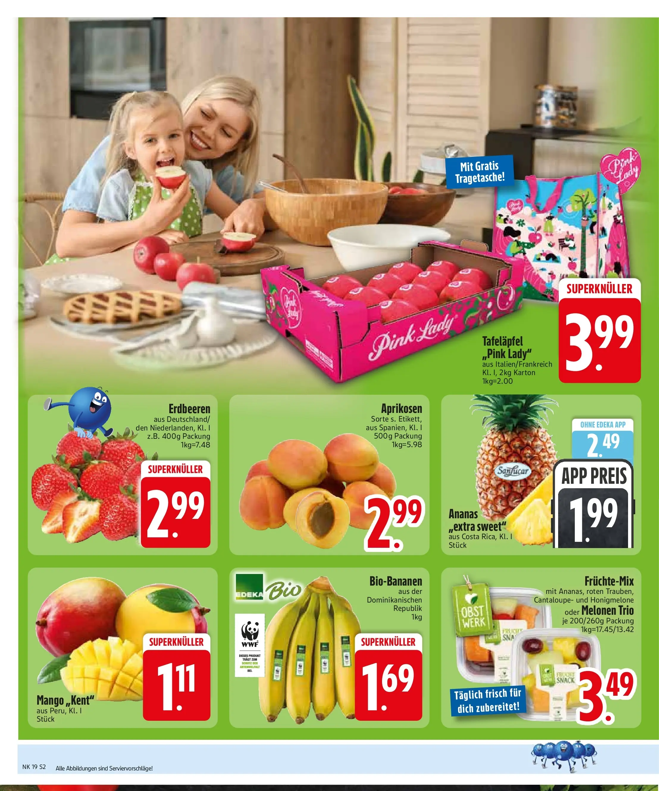 Edeka prospekt Starnberg	 (ab 03.05.2026) » Angebote Online | Seite: 4 | Produkte: Ananas, Obst, Mango, Erdbeeren