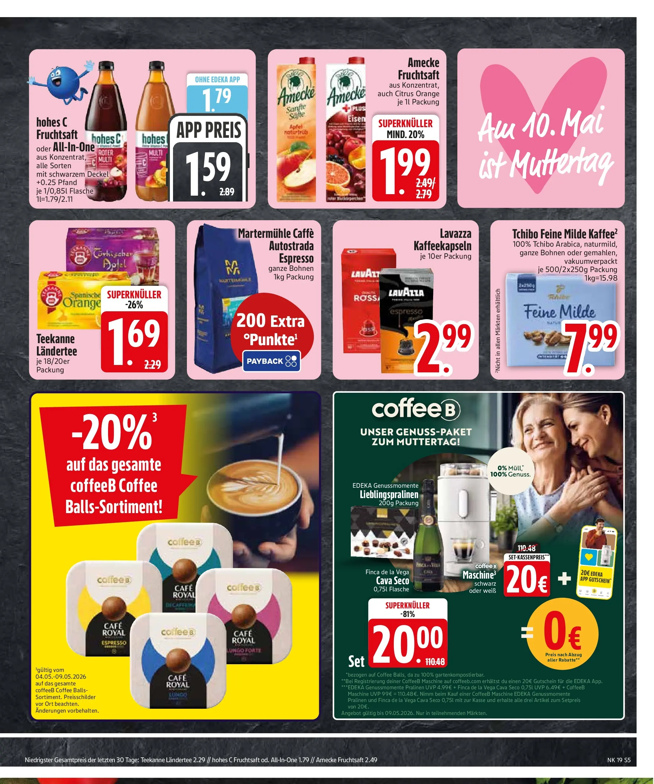 Edeka prospekt Starnberg	 (ab 03.05.2026) » Angebote Online | Seite: 7 | Produkte: Lavazza, Kaffee, Teekanne, Fruchtsaft