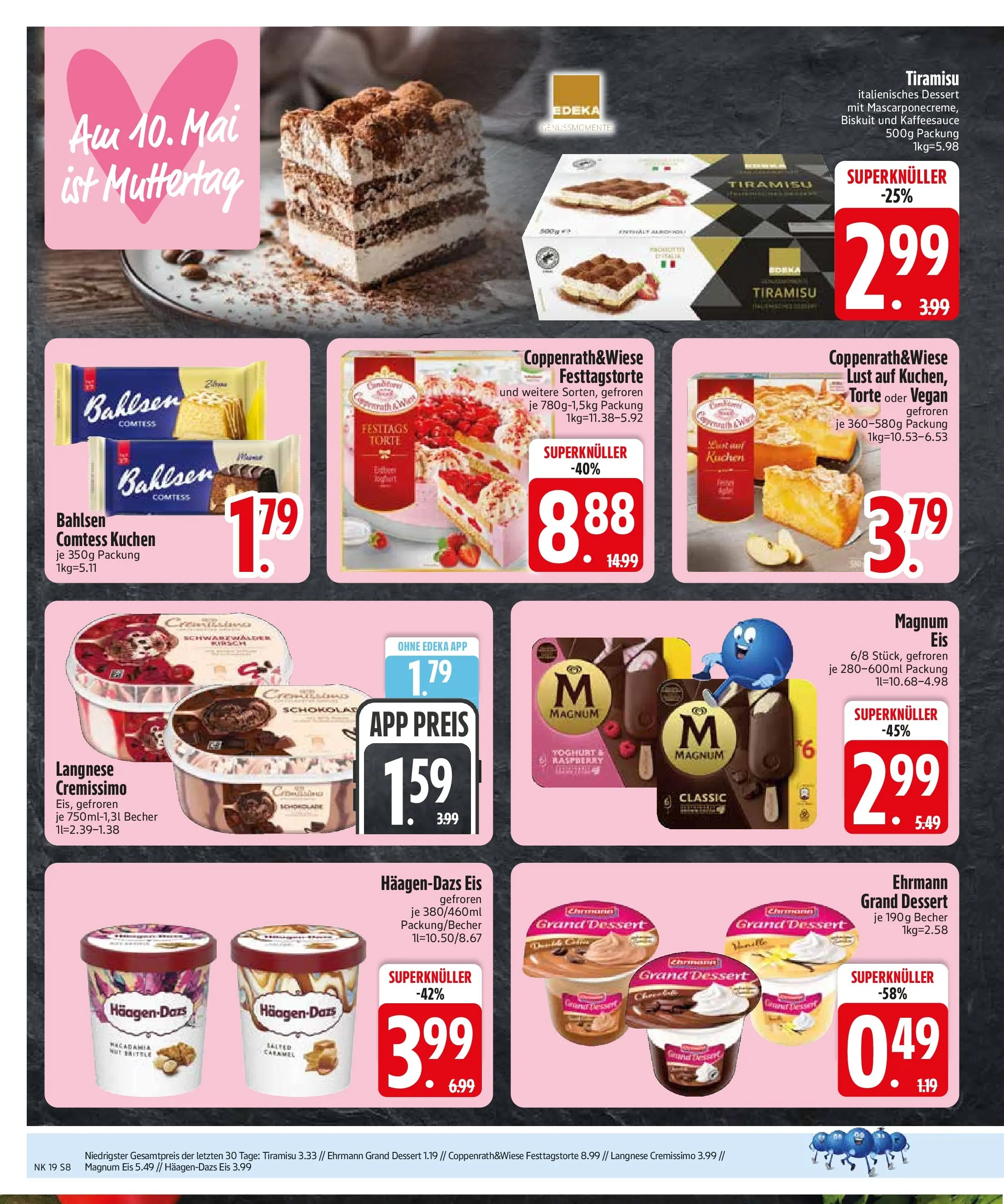 Edeka prospekt Starnberg	 (ab 03.05.2026) » Angebote Online | Seite: 10 | Produkte: Langnese, Langnese cremissimo, Cremissimo, Ehrmann grand dessert