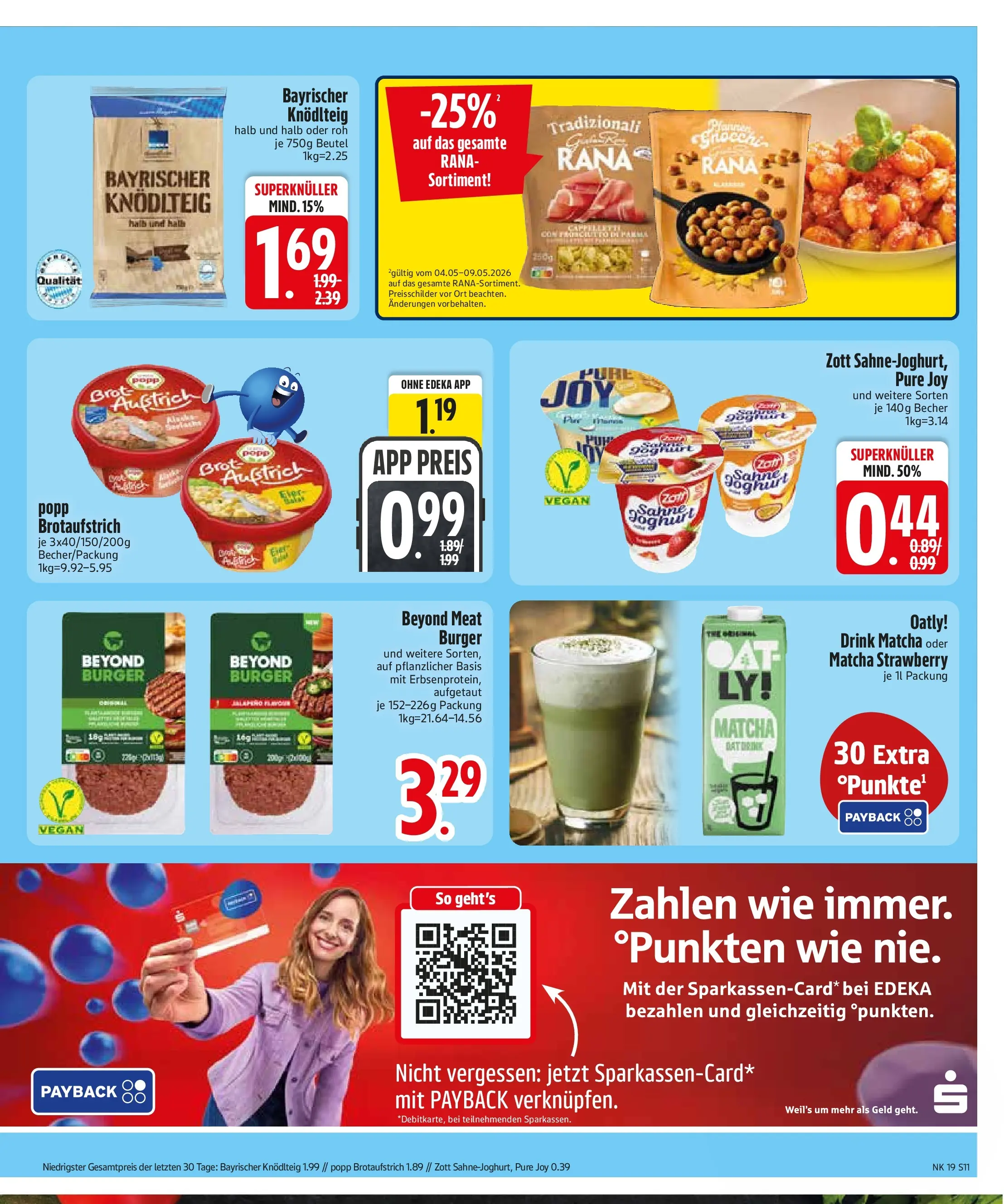 Edeka prospekt Starnberg	 (ab 03.05.2026) » Angebote Online | Seite: 13 | Produkte: Joghurt, Burger, Oatly, Brot