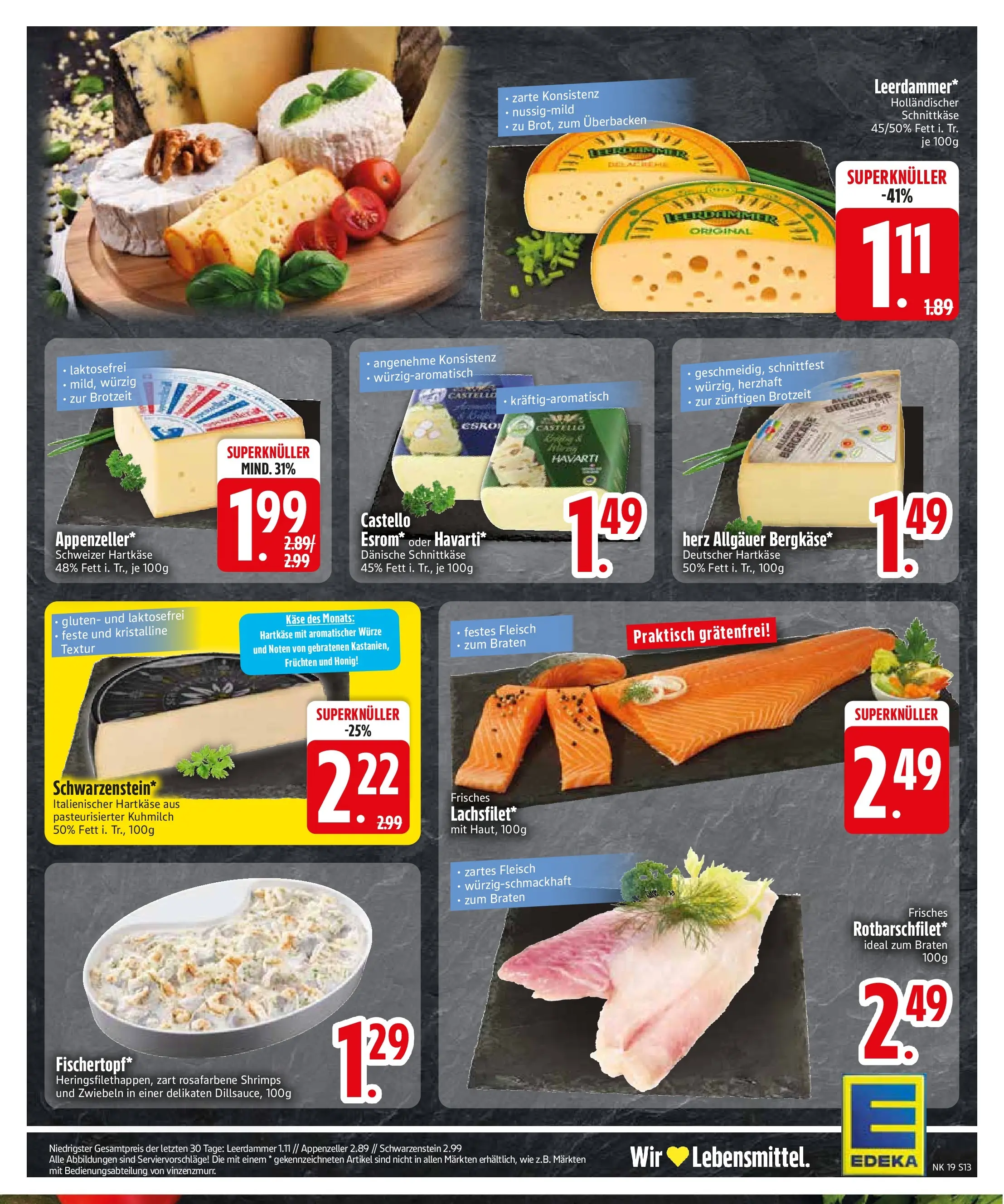 Edeka prospekt Starnberg	 (ab 03.05.2026) » Angebote Online | Seite: 15 | Produkte: Käse, Leerdammer, Zwiebeln, Fleisch
