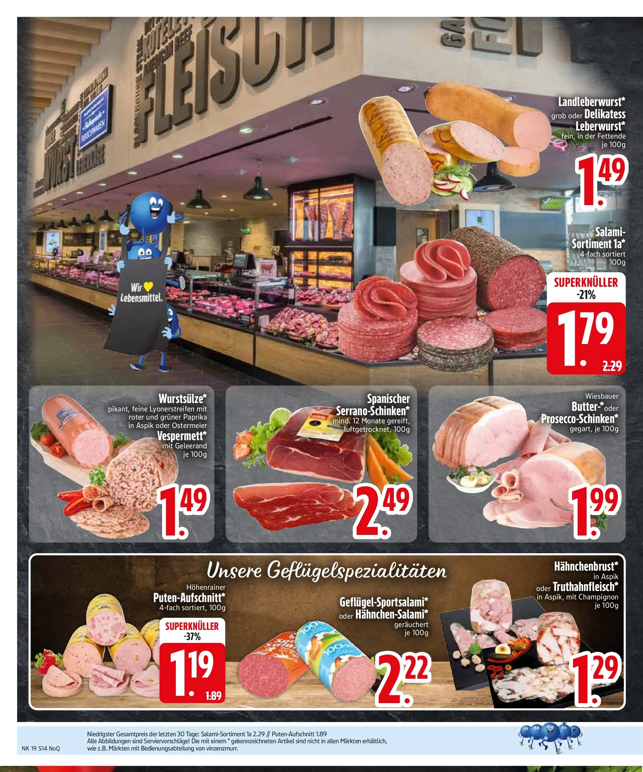 Edeka prospekt Rötz	 (ab 04.05.2026) » Angebote Online | Seite: 16 | Produkte: Butter, Paprika, Salami