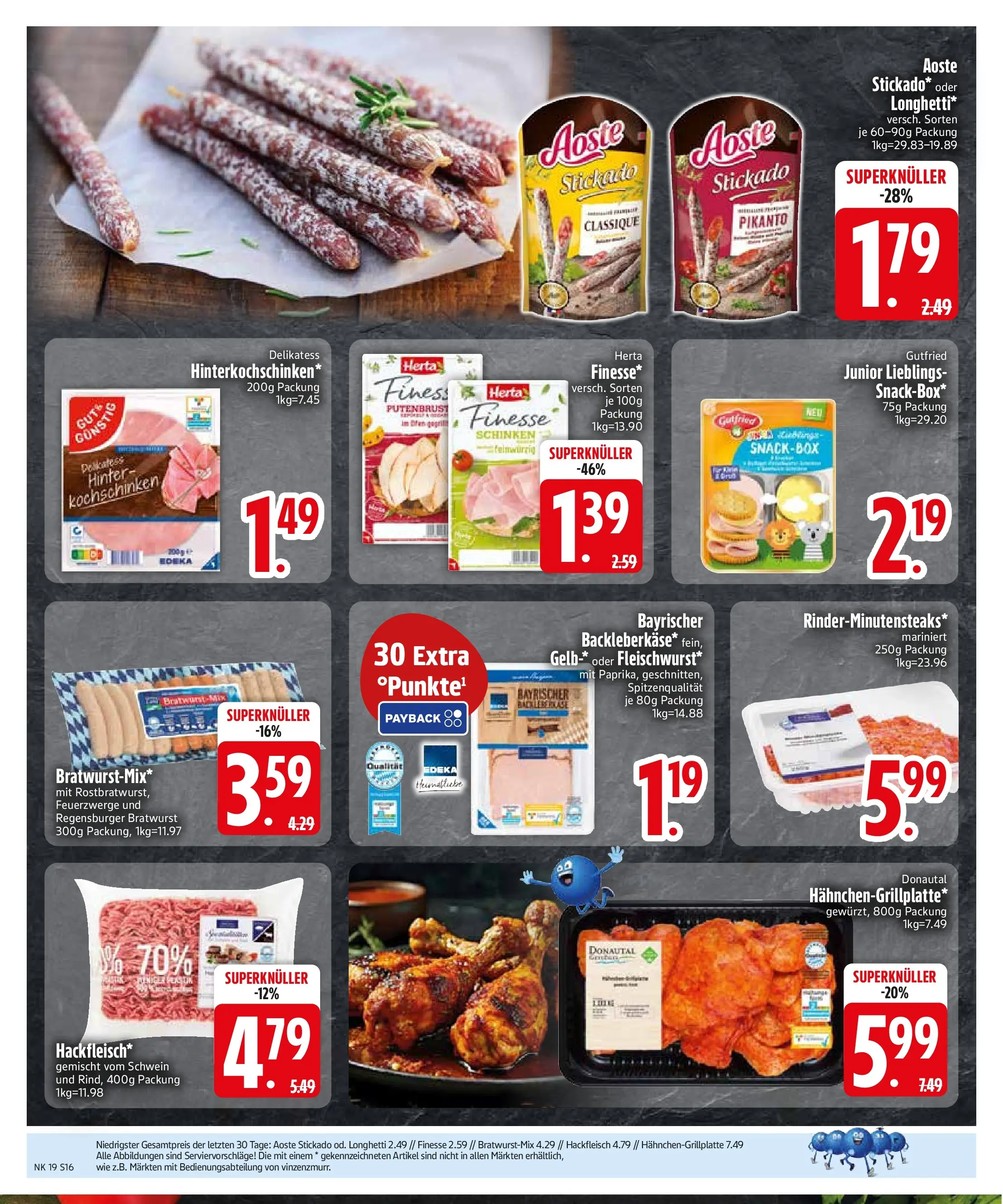 Edeka prospekt Starnberg	 (ab 03.05.2026) » Angebote Online | Seite: 18 | Produkte: Grill, Box, Schinken, Hackfleisch