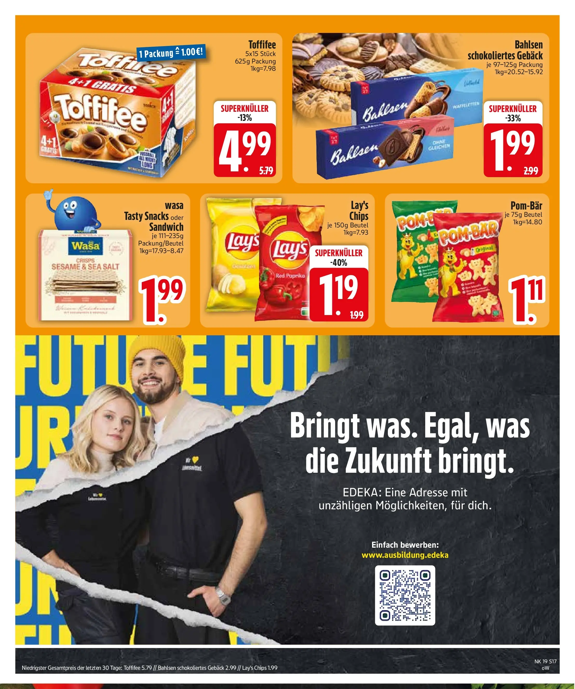 Edeka prospekt Starnberg	 (ab 03.05.2026) » Angebote Online | Seite: 19 | Produkte: POM-BÄR, Paprika, Toffifee, Chips
