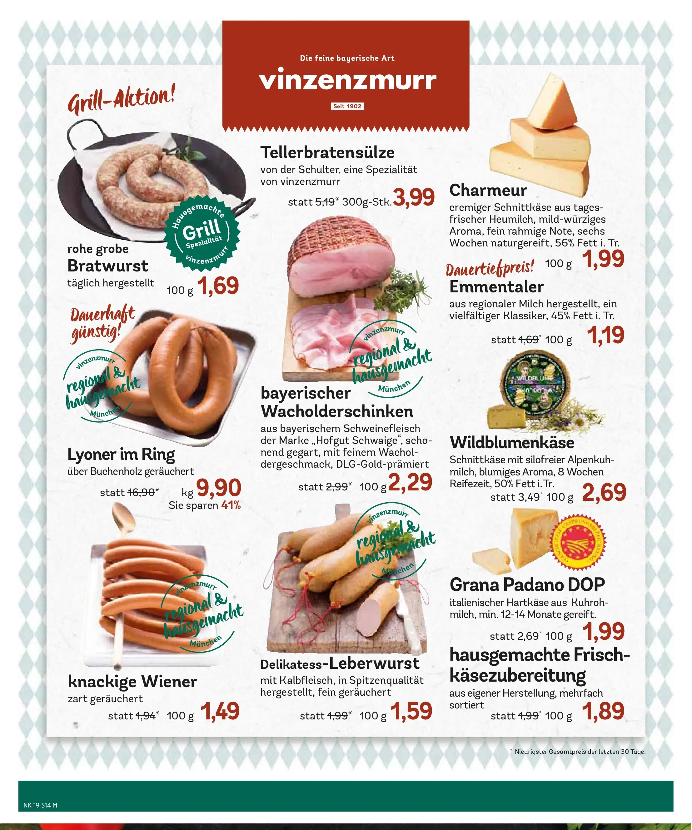 Edeka prospekt Murnau	 (ab 03.05.2026) » Angebote Online | Seite: 16 | Produkte: Grill, Milch, Bratwurst, Schweinefleisch