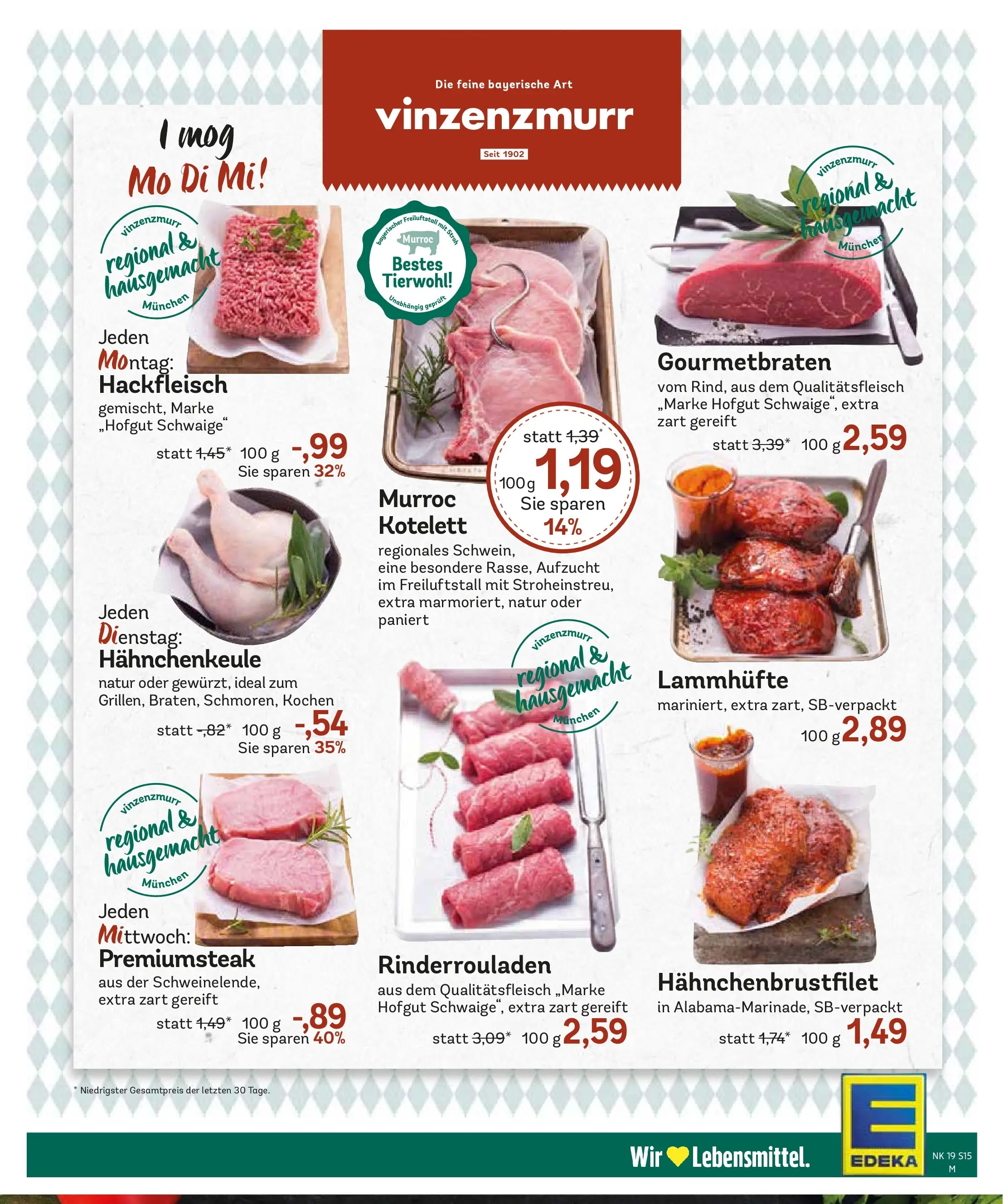 Edeka prospekt Murnau	 (ab 03.05.2026) » Angebote Online | Seite: 17 | Produkte: Rinderrouladen, Hackfleisch