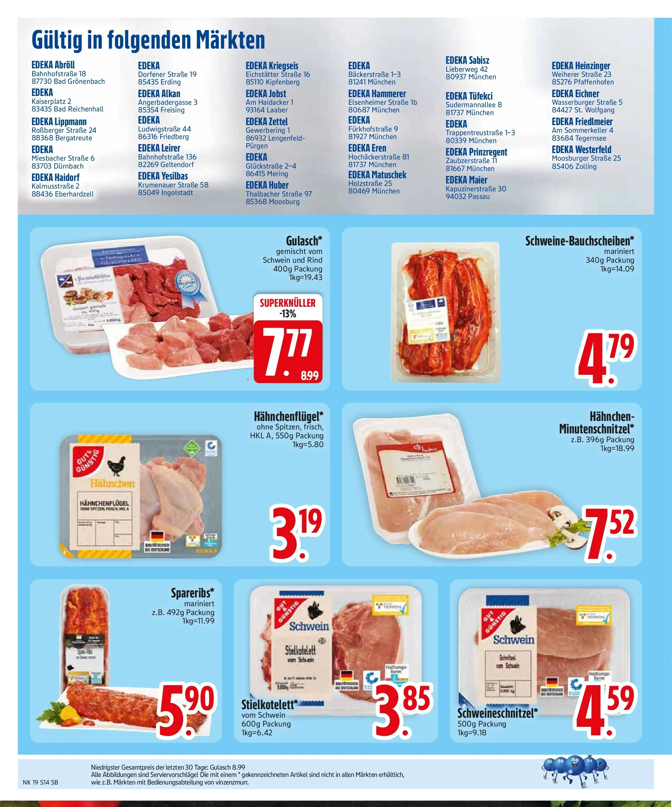Edeka prospekt Bodenkirchen	 (ab 04.05.2026) » Angebote Online | Seite: 16 | Produkte: Hahnchen, Bad, Gulasch