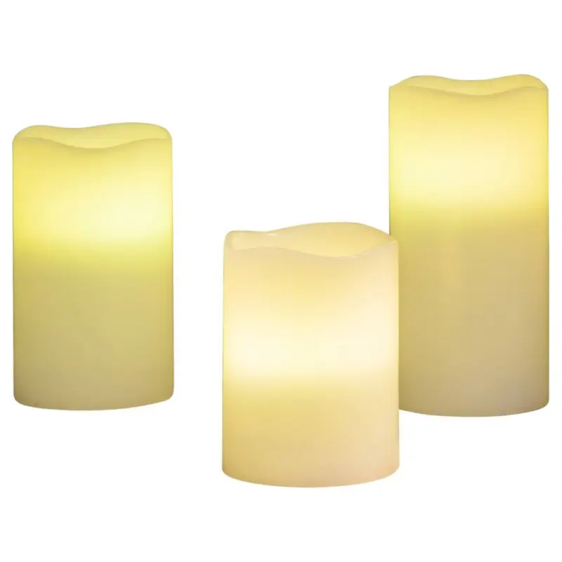 LED-Kerzen 3er Set
