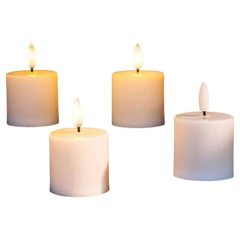 LED-Kerzen 4er Set