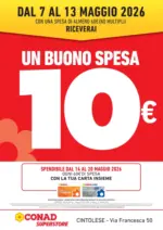 CONAD NORD OVEST BUONO SPESA 10&euro; - al 13.05.2026