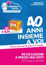 Universo Bimbo 40 anni insieme a voi - al 27.05.2026