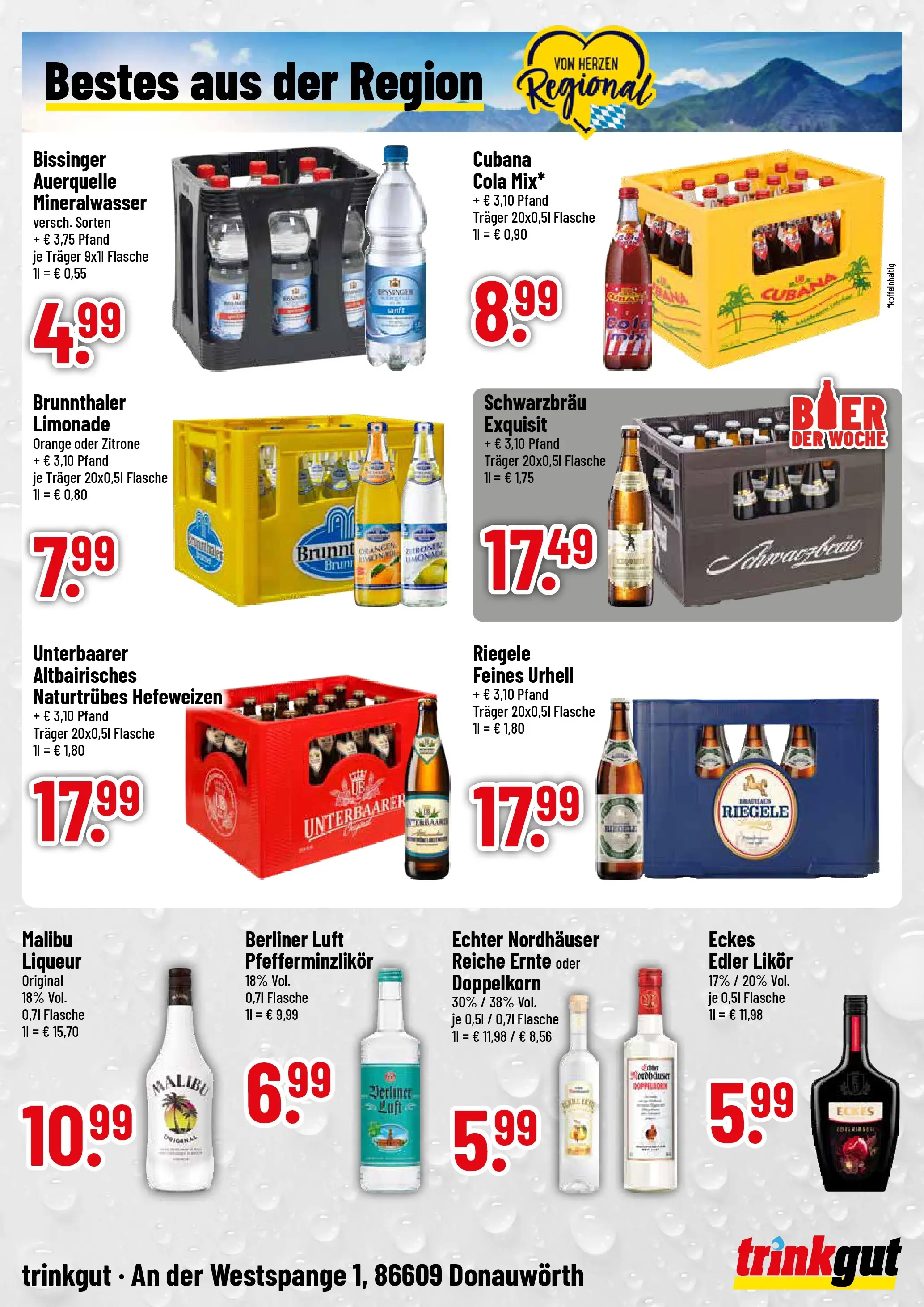 Trinkgut Prospekt Donauwörth	 (ab 04.05.2026) » Angebote online | Seite: 4 | Produkte: Berliner, Bier, Limonade, Zitrone