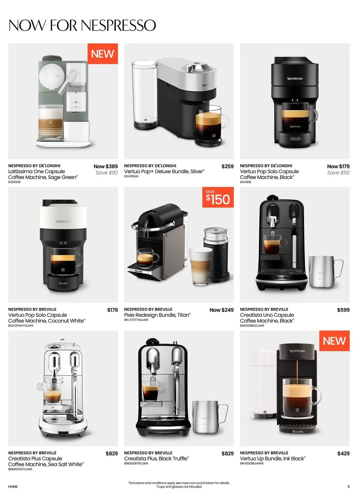 Deals - Kitchen & Dining Essentials - 04/05/2026 > weekly / monthly specials | Page: 5 | Products: Cups, Coffee, Salt, Glasses