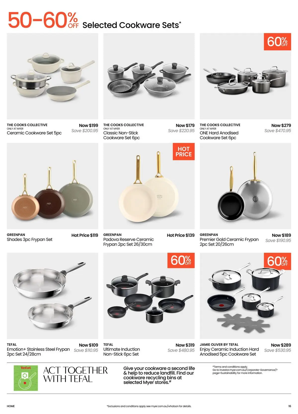 Deals - Kitchen & Dining Essentials - 04/05/2026 > weekly / monthly specials | Page: 16 | Products: Cookware
