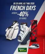 Golf Plus FRENCH DAYS - au 07.05.2026