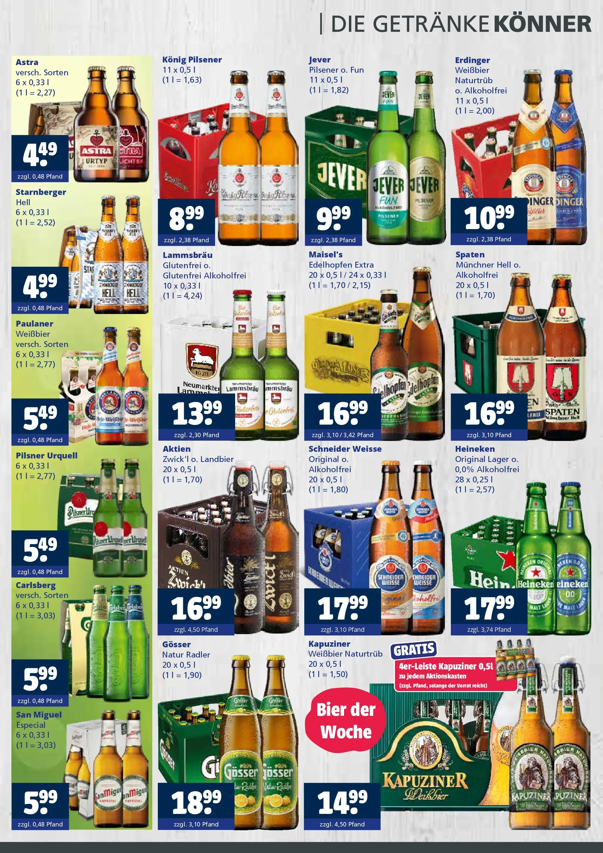 Angebote - Getränkewelt HSE: Getränkeangebote (ab 03.05.2026) zum Blättern | Seite: 2 | Produkte: Erdinger, Weißbier, Jever, Paulaner