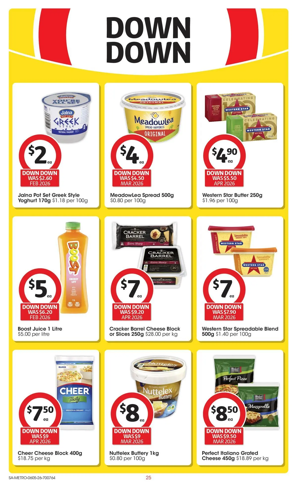 ﻿Coles catalogue valid from 05/05/2026 > Online Australia | Page: 25 | Products: Cheese, Yoghurt, Juice, Pineapple