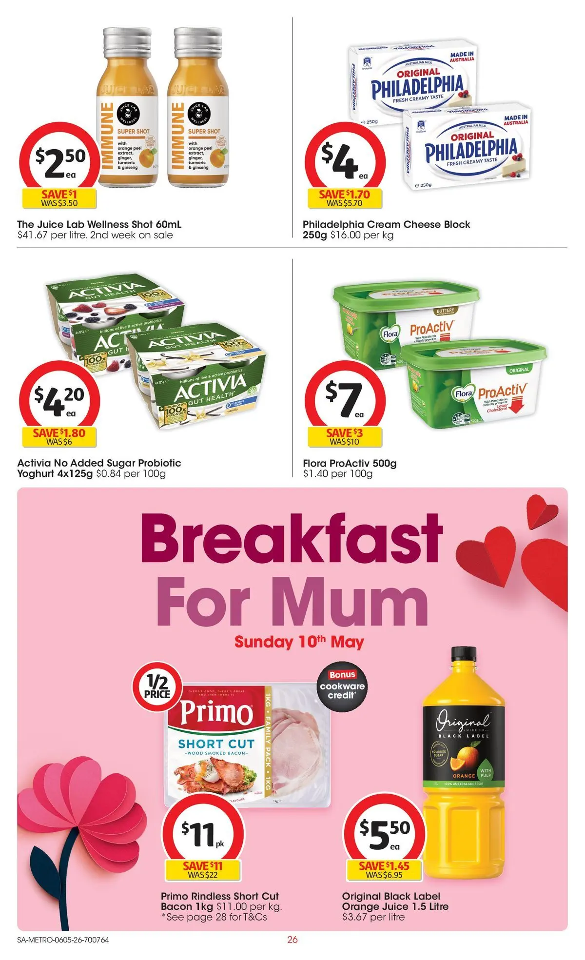 ﻿Coles catalogue valid from 05/05/2026 > Online Australia | Page: 26 | Products: Juice, Cookware, Cream, Sugar